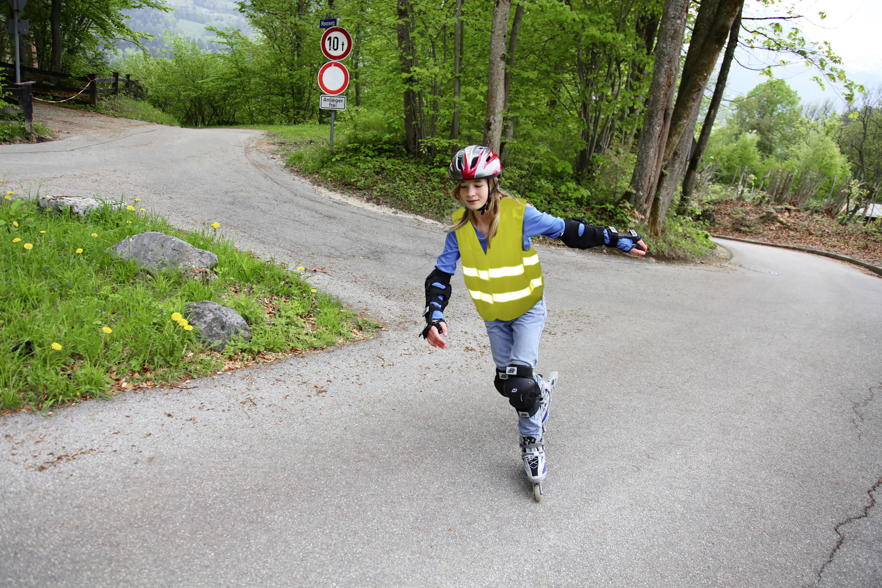 4006132310747_1752462 APA Warnweste für Kinder gelb, DIN EN 1150