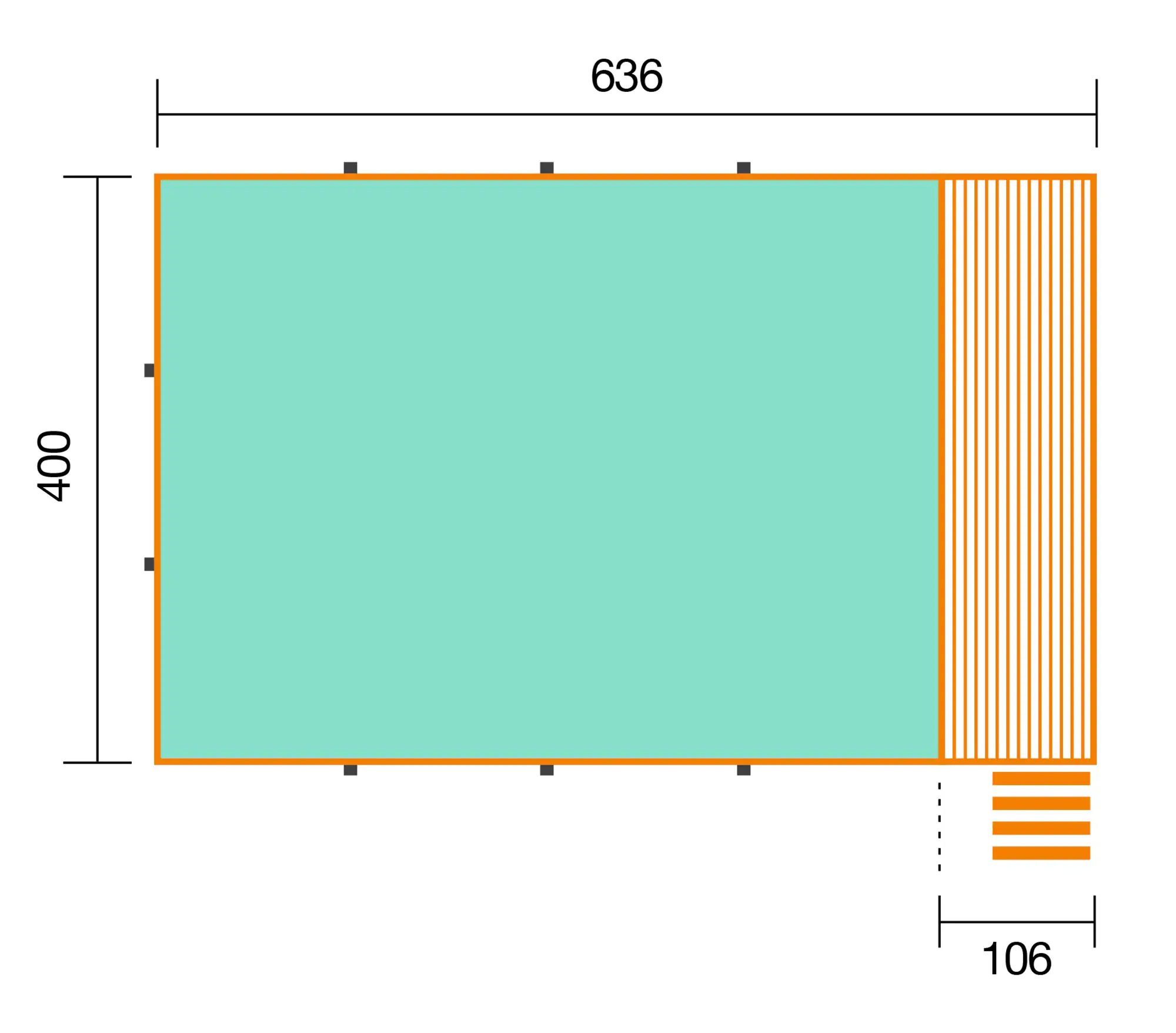 Weka Massivholzpool-Set Sand 595 Gr. 2 636 x 400 x 116 cm inkl. Sandfilteranlage Weka Massivholzpool-Set Sand 595 Gr. 2 636 x 400 x 116 cm inkl. Sandfilteranlage