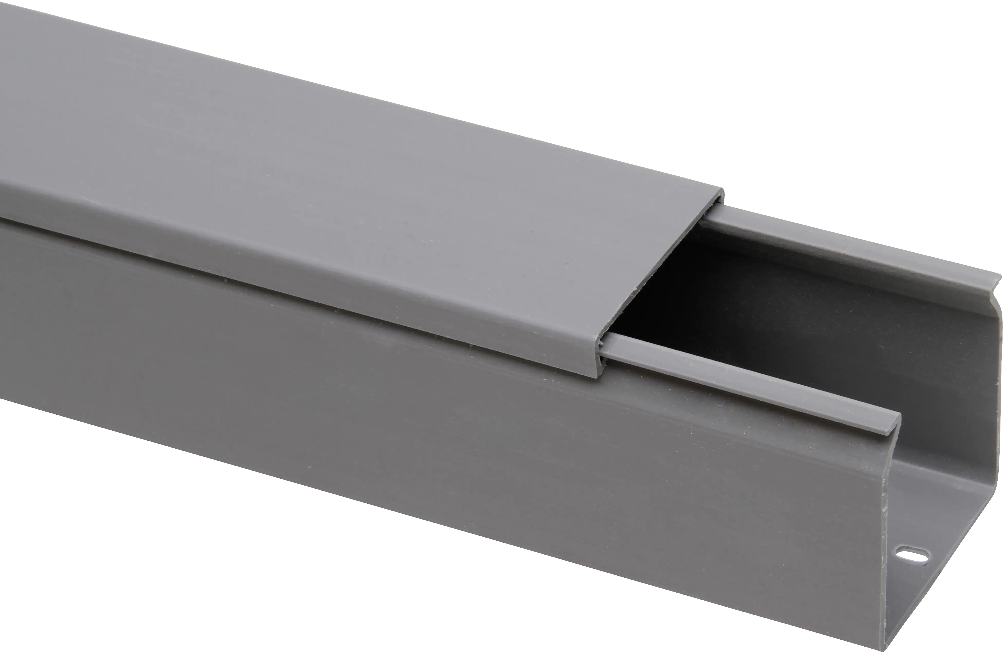 Kabelkanal 2 m, 40 x 40 mm, grau