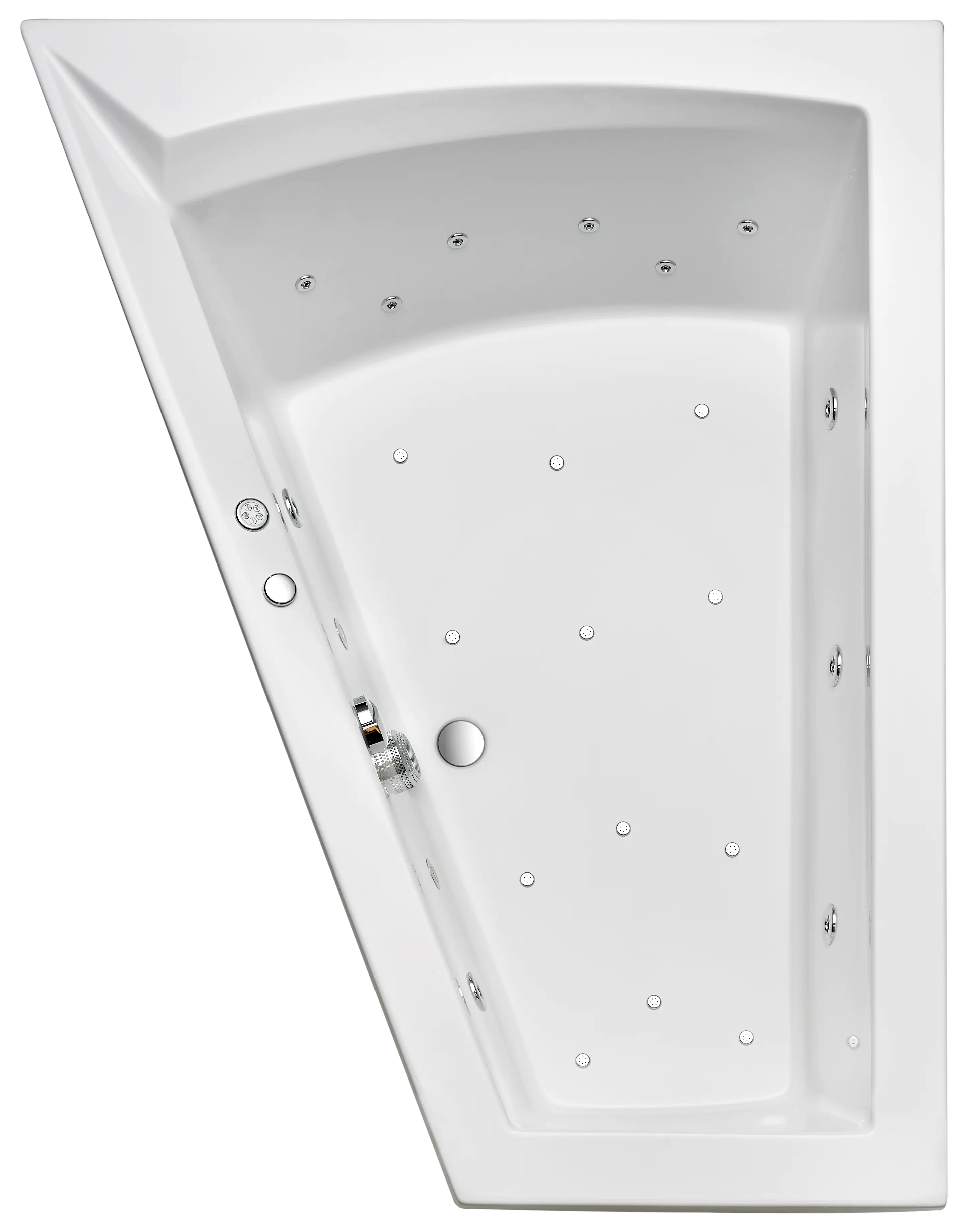 Ottofond Whirlpool Galia I Mod. B 170 x 100 cm, weiß Kombisystem