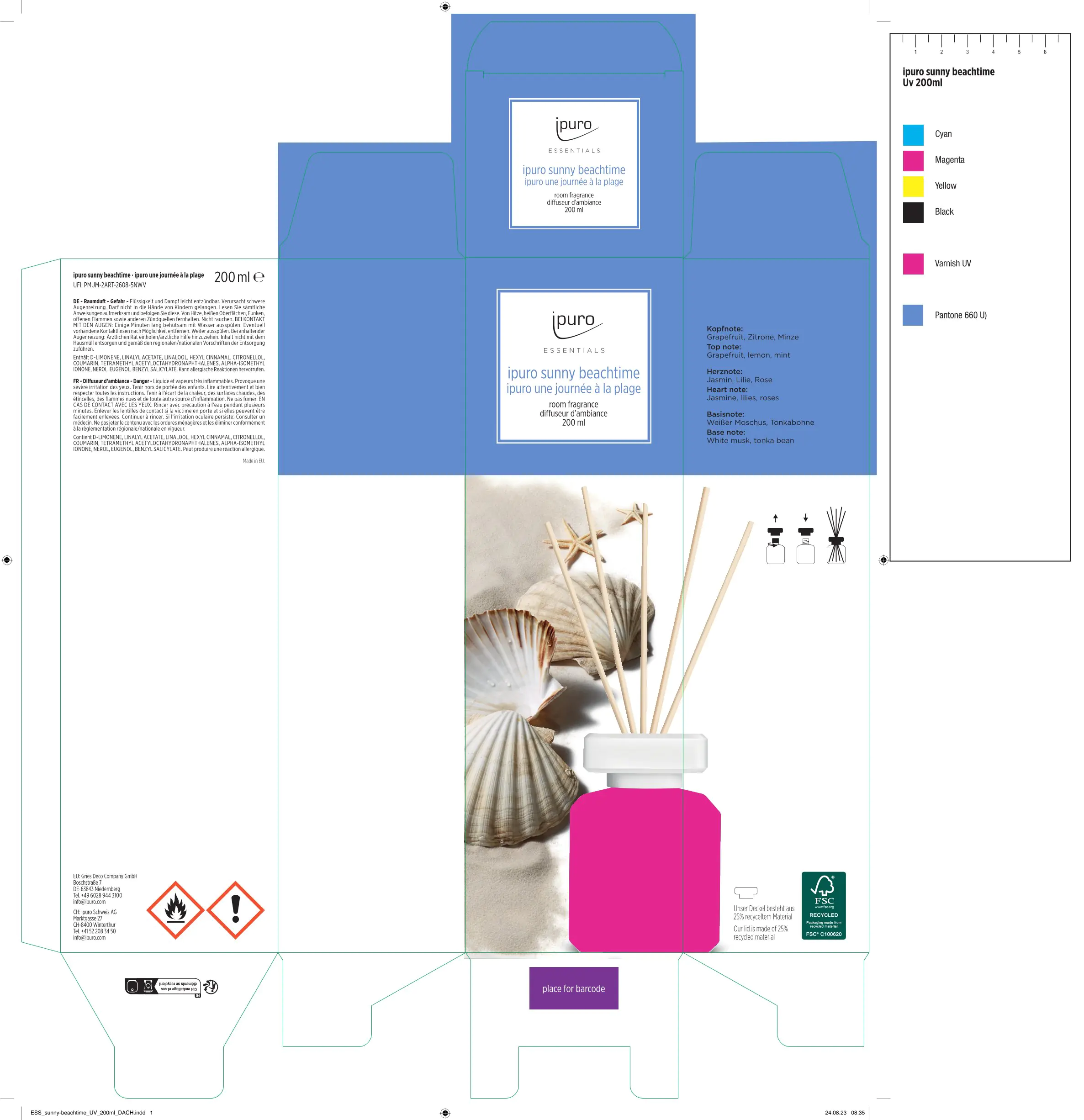 ipuro ESSENTIALS Raumduft Sunny Beachtime 200 ml