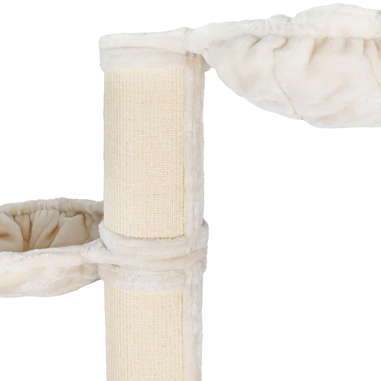 Kratzbaum Regina XL beige ca. 60 x 60 x 165 cm Kratzbaum Regina XL beige ca. 60 x 60 x 165 cm