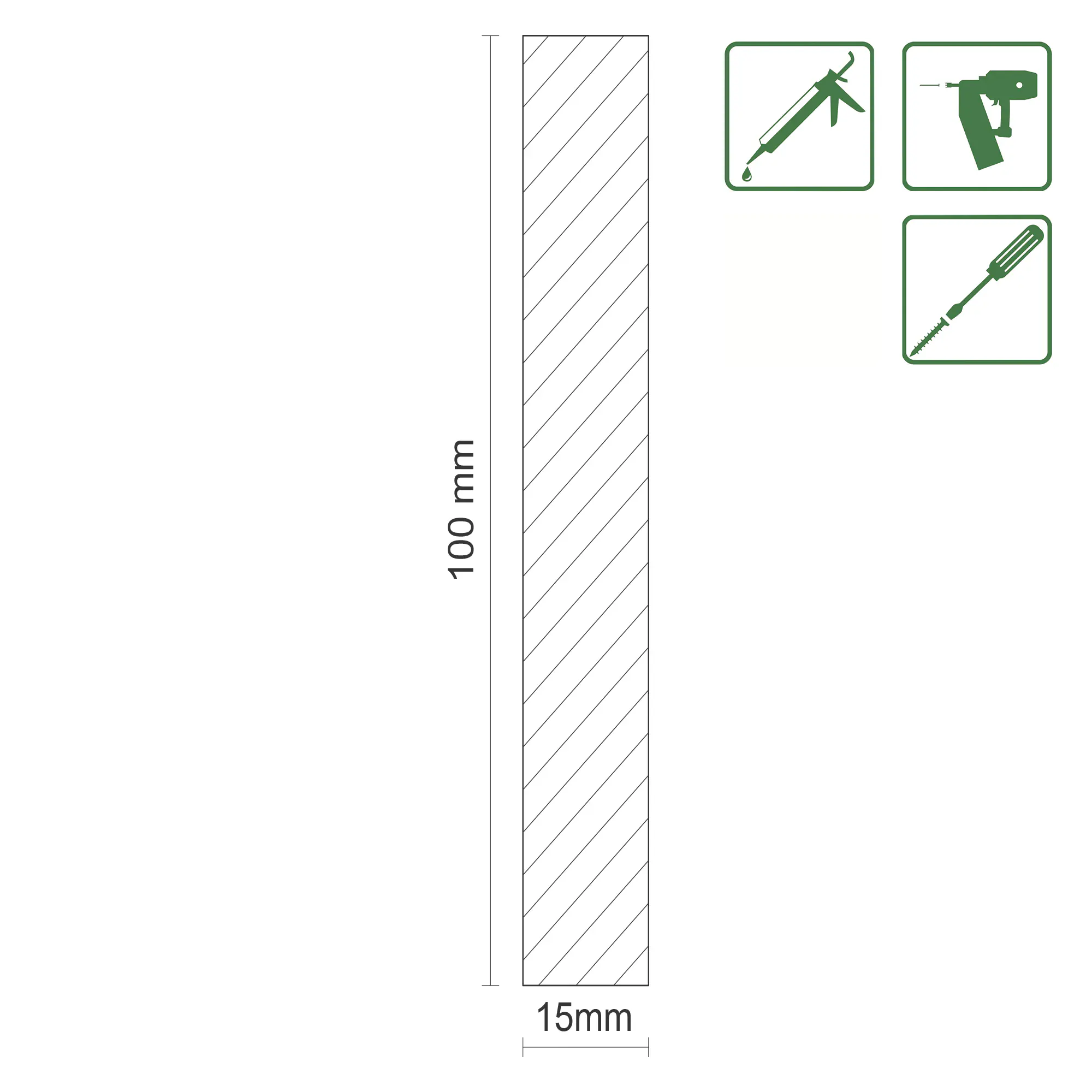FN Neuhofer Balsa Brett 1000 x 15 x 100 mm
