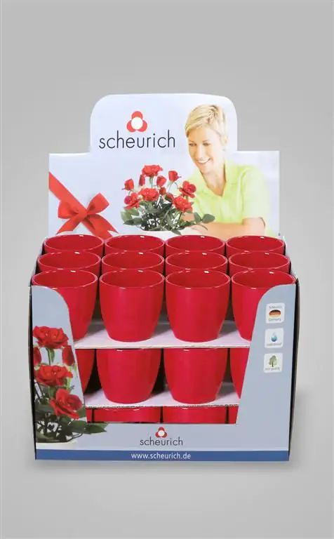 Scheurich Übertopf Serie 920 Ø 7 x 10 cm rot Scheurich Übertopf Serie 920 Ø 7 x 10 cm rot