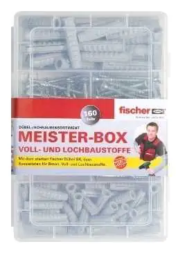 4048962130638 Fischer Dübel SX Meisterbox - 160 Stück