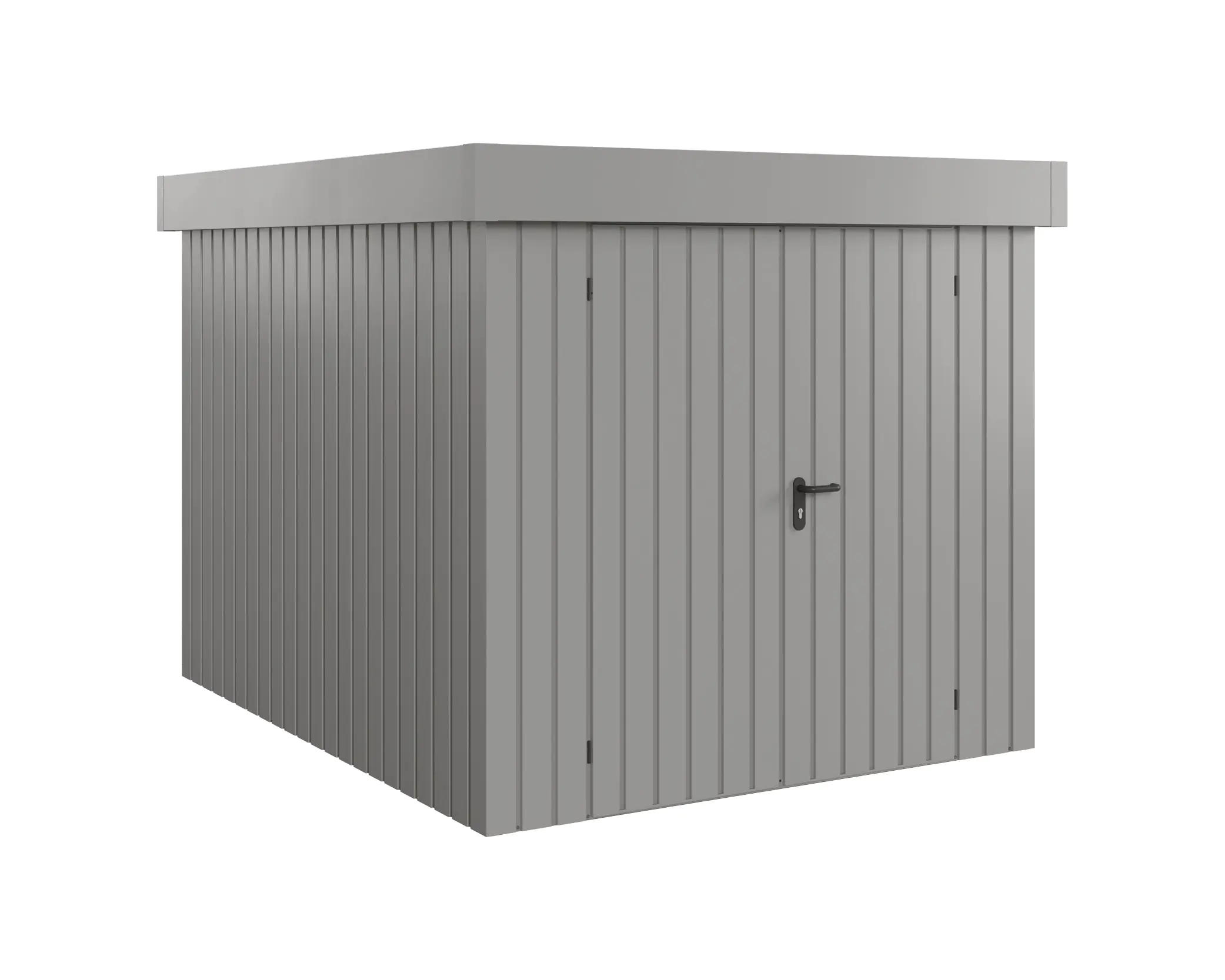 EcoStar Metallgerätehaus Euroline EFD6 aluminiumgrau 214 x 262 cm 2-flg. EcoStar Metallgerätehaus Euroline EFD6 aluminiumgrau 214 x 262 cm 2-flg.