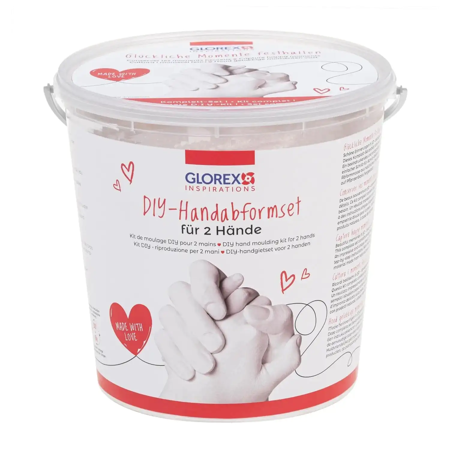 Glorex DIY Handabformset für 2 Hände Glorex DIY Handabformset für 2 Hände