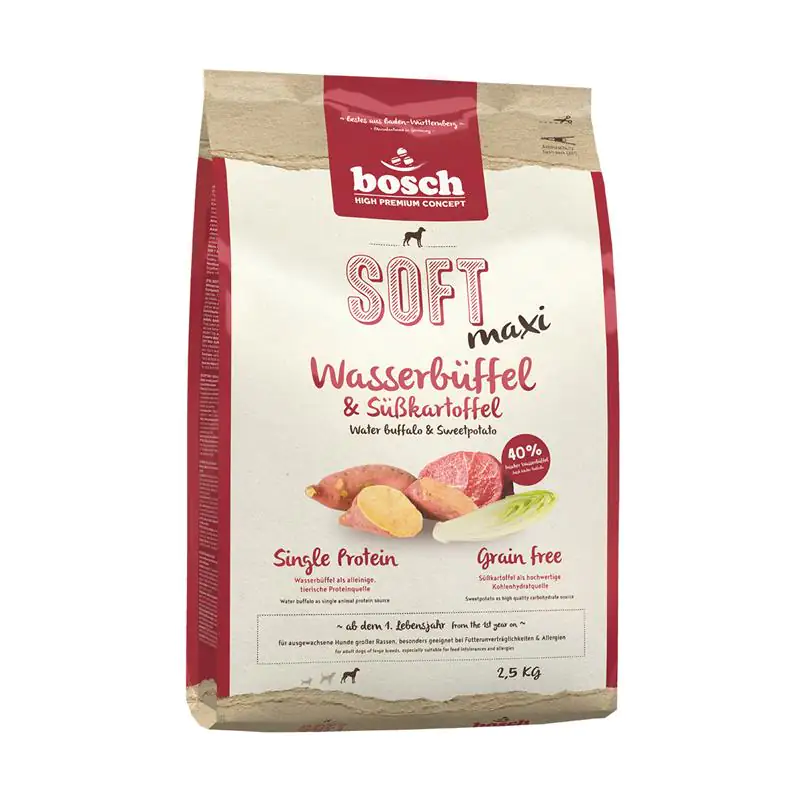 4015598018425 Bosch HPC Soft Maxi Wasserbüffel & Süßkartoffel 2,5 kg