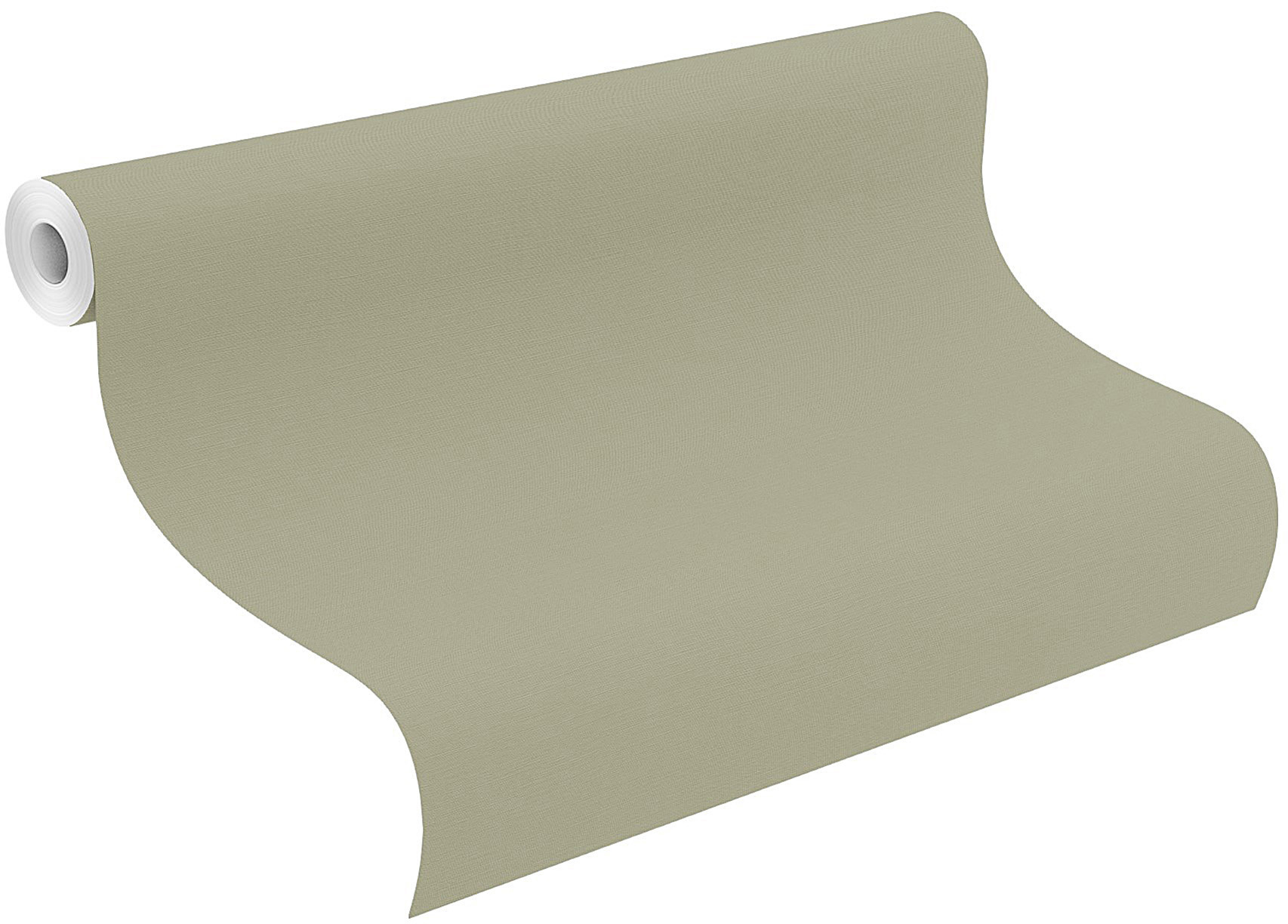 Rasch Vliestapete Country Charme Uni hellgrün 10,05 x0,53 m