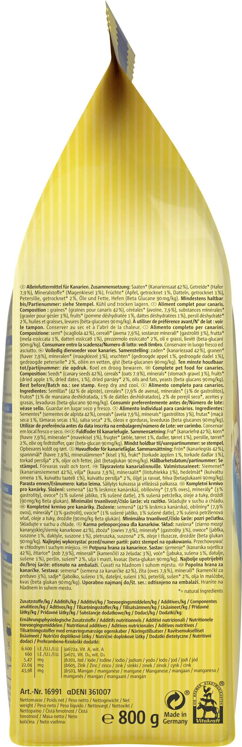 Vitakraft Canarian 800 g Vitakraft Canarian 800 g