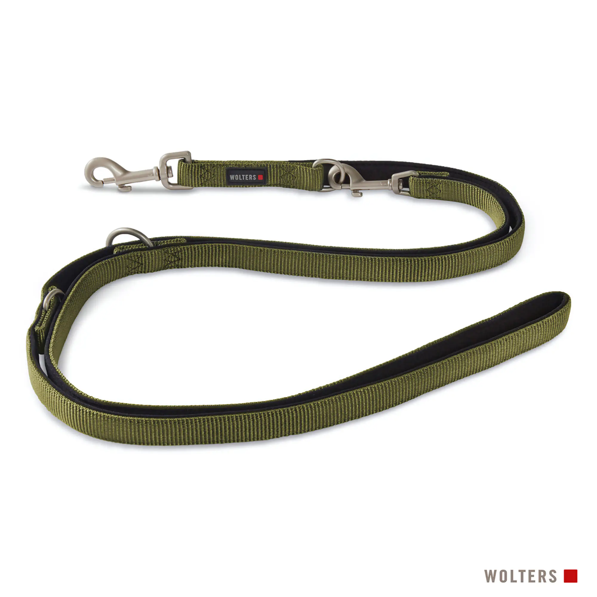 Wolters Hundeleine Professional Comfort olive/schwarz