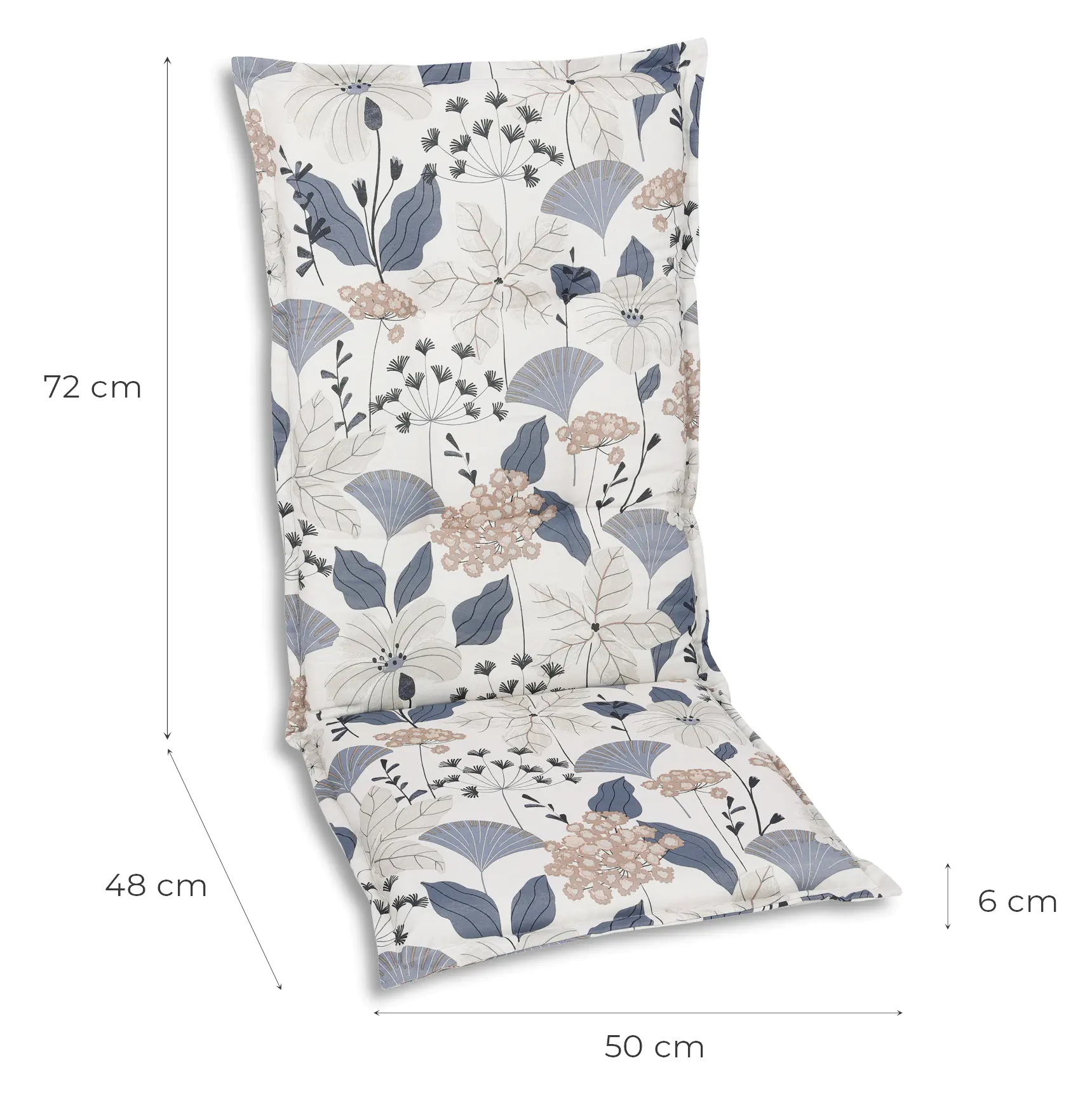 GO-DE Sesselauflage hoch 50 x 120 x 6 cm beige GO-DE Sesselauflage hoch 50 x 120 x 6 cm beige