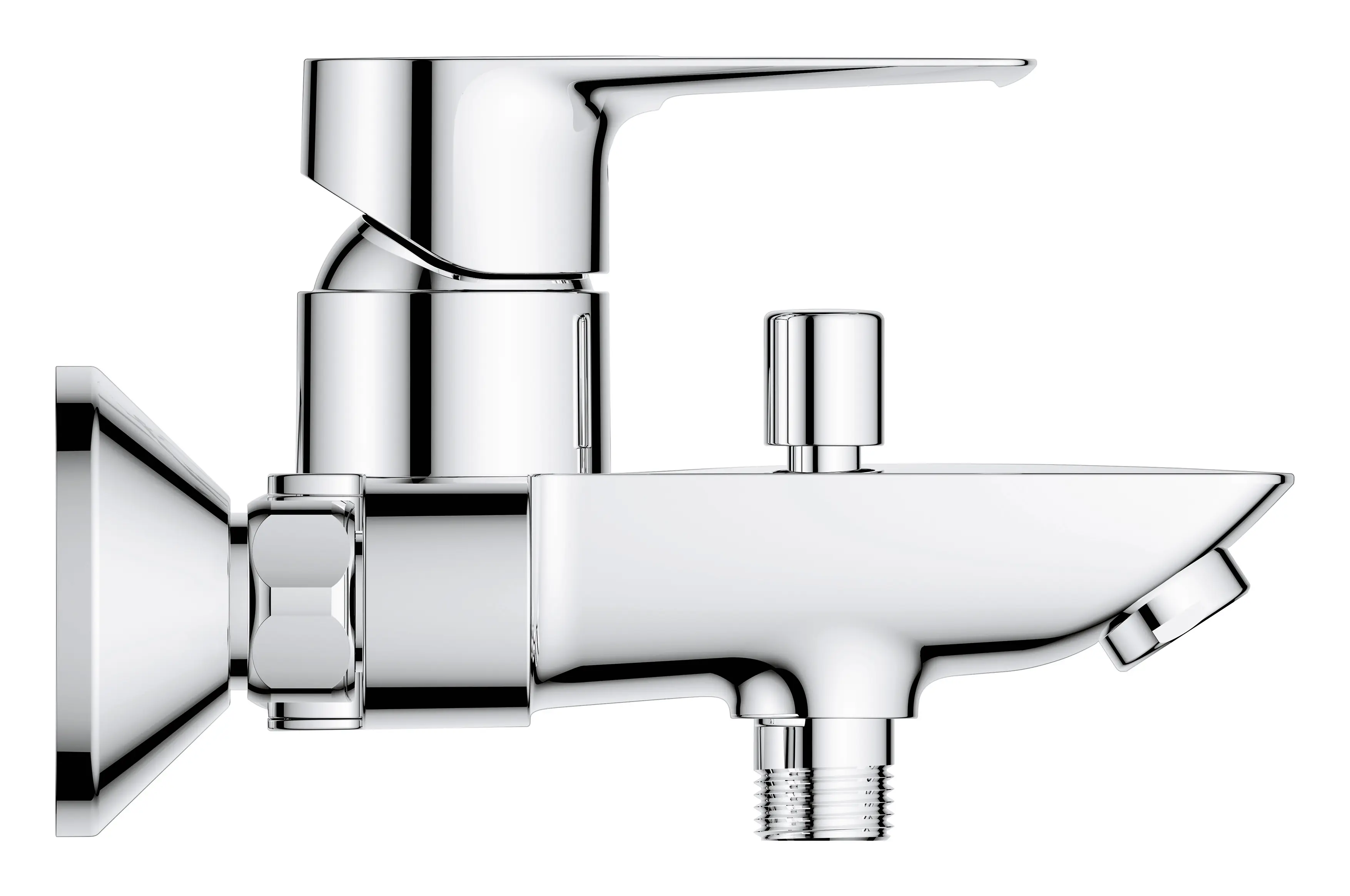 Grohe Start Loop Einhand-Wannenbatterie, 1/2", chrom, mit langlebiger Oberfläche