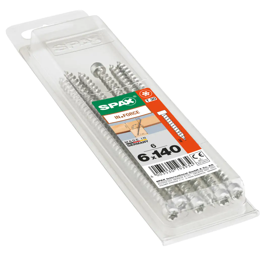 Spax Holzbauschrauben 6.0 x 140 mm TX 30 - 6 Stk.