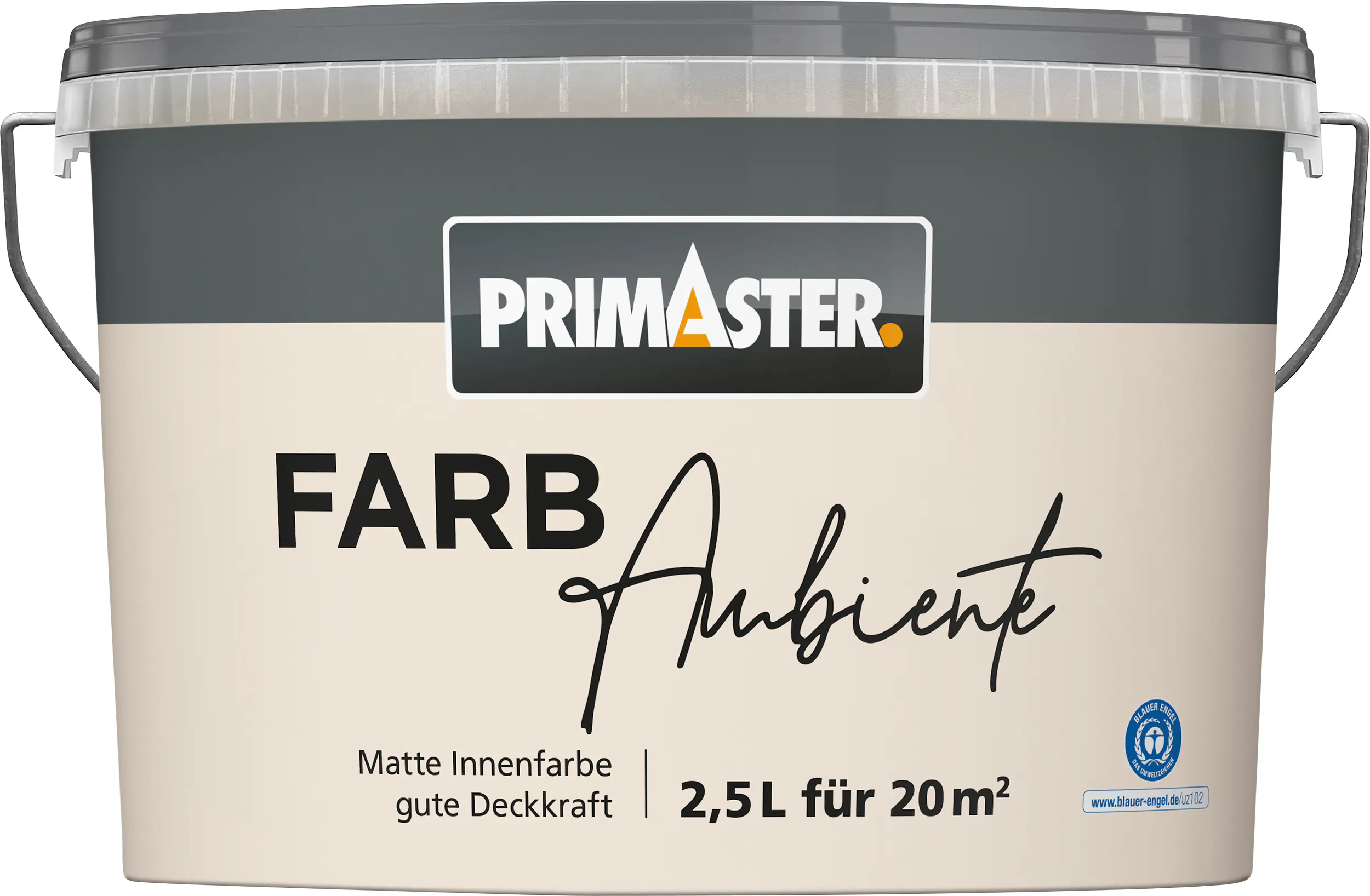 Primaster Farbambiente Wandfarbe matt sand 2,5 L
