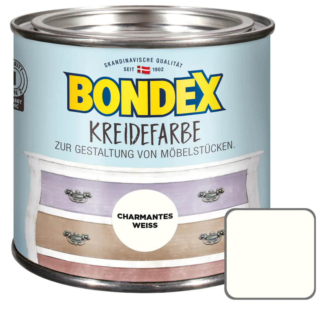 5010426802480 Bondex Kreidefarbe 500 ml charmantes weiß