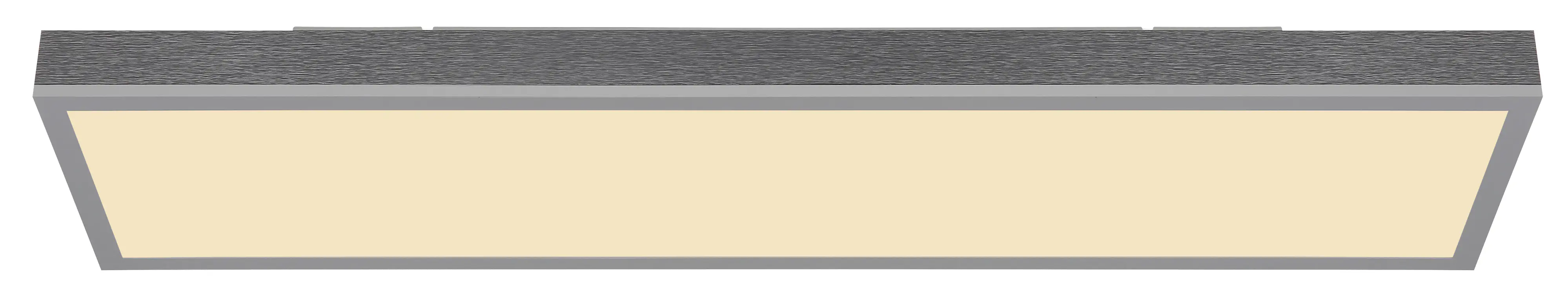 Globo Deckenleuchte Doro 80 x 20 cm silber warmweiß