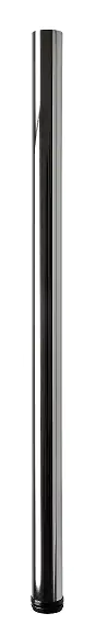 Hettich Möbelfuß 6,0 x 110 - 113 cm Stahl verchromt - 1 Stück
