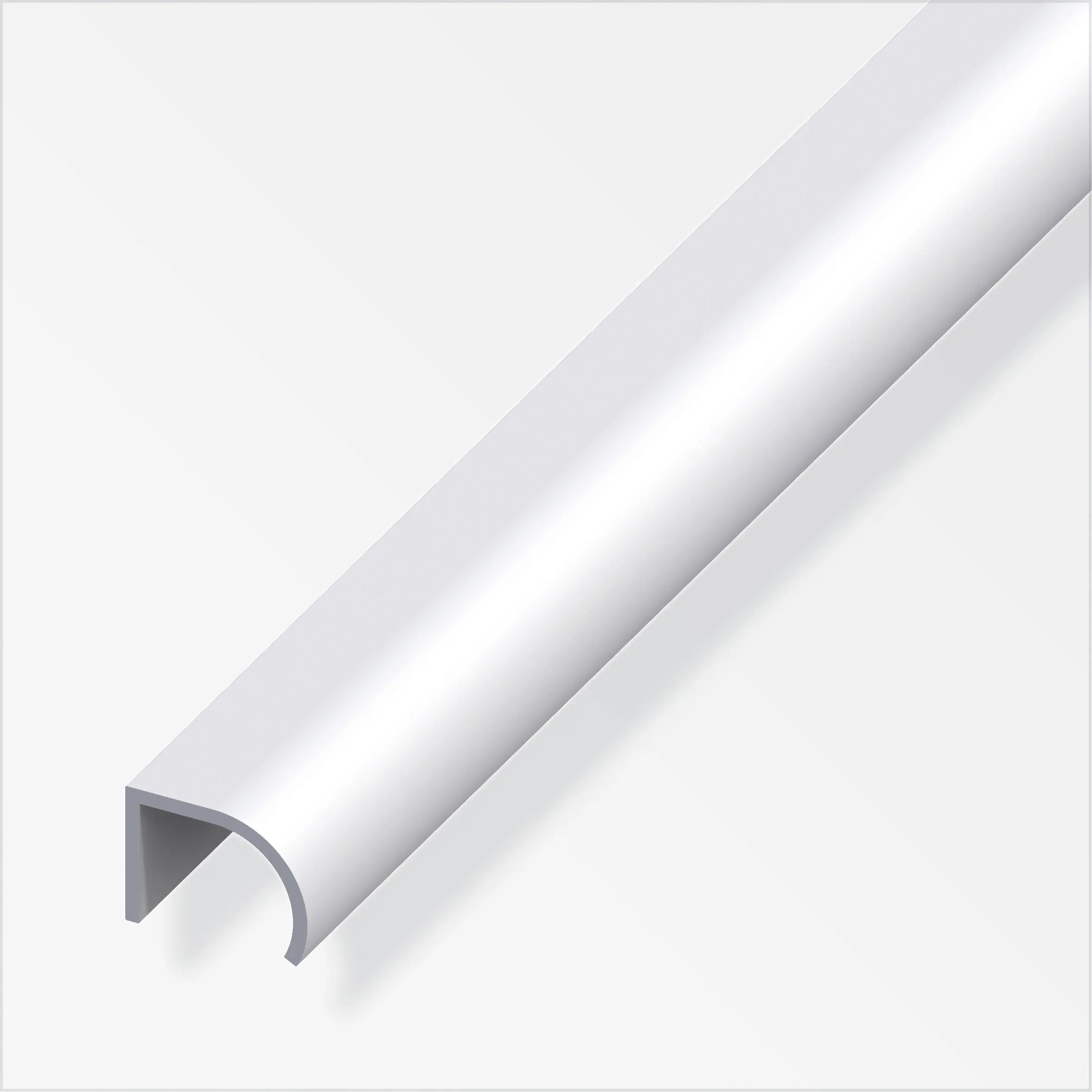 alfer Griff-Profil 1 m, 25 x 19 mm Aluminium eloxiert silber