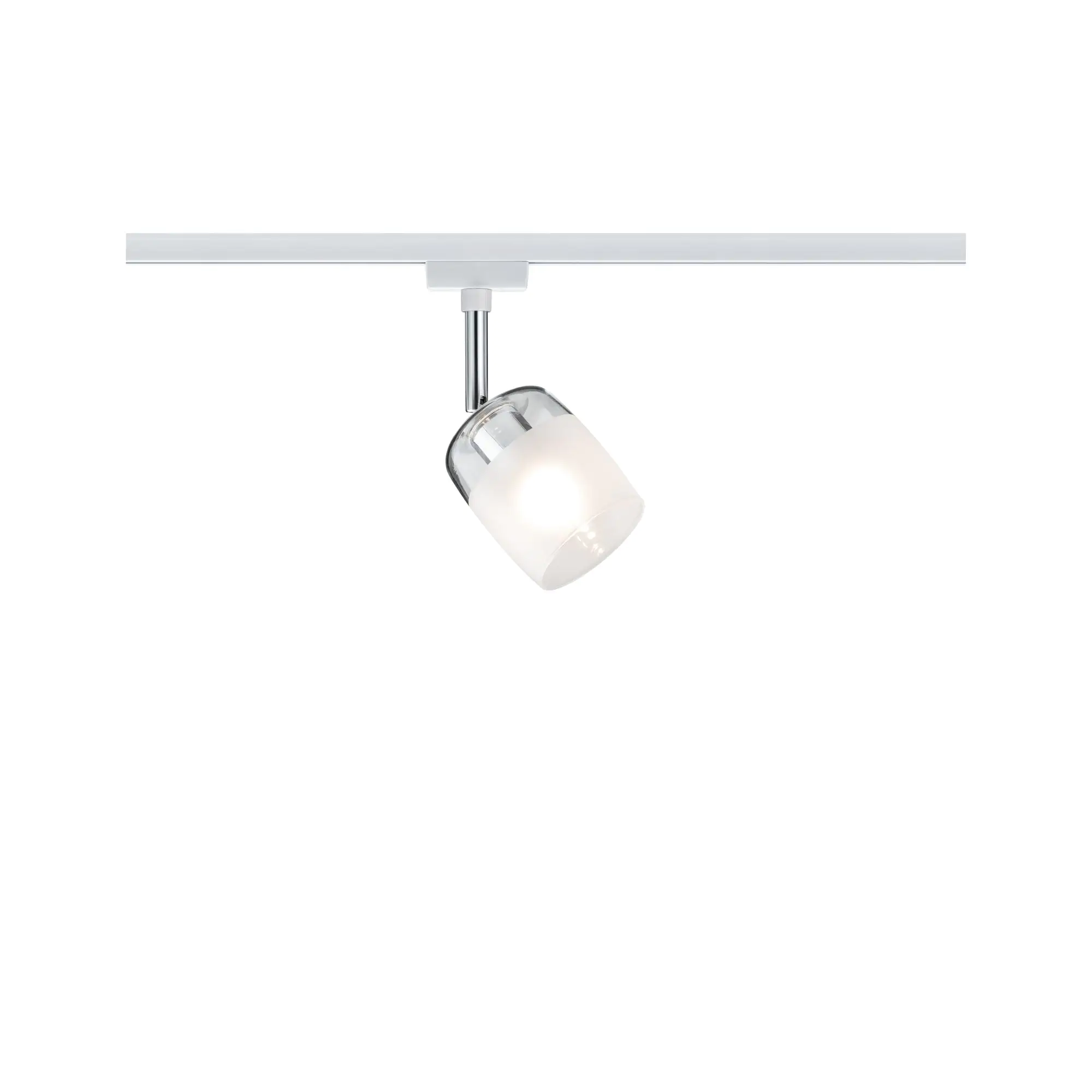 4000870953433 Paulmann URail Einzelspot Blossom G9 weiß klar satin 7,4 cm max. 10 W