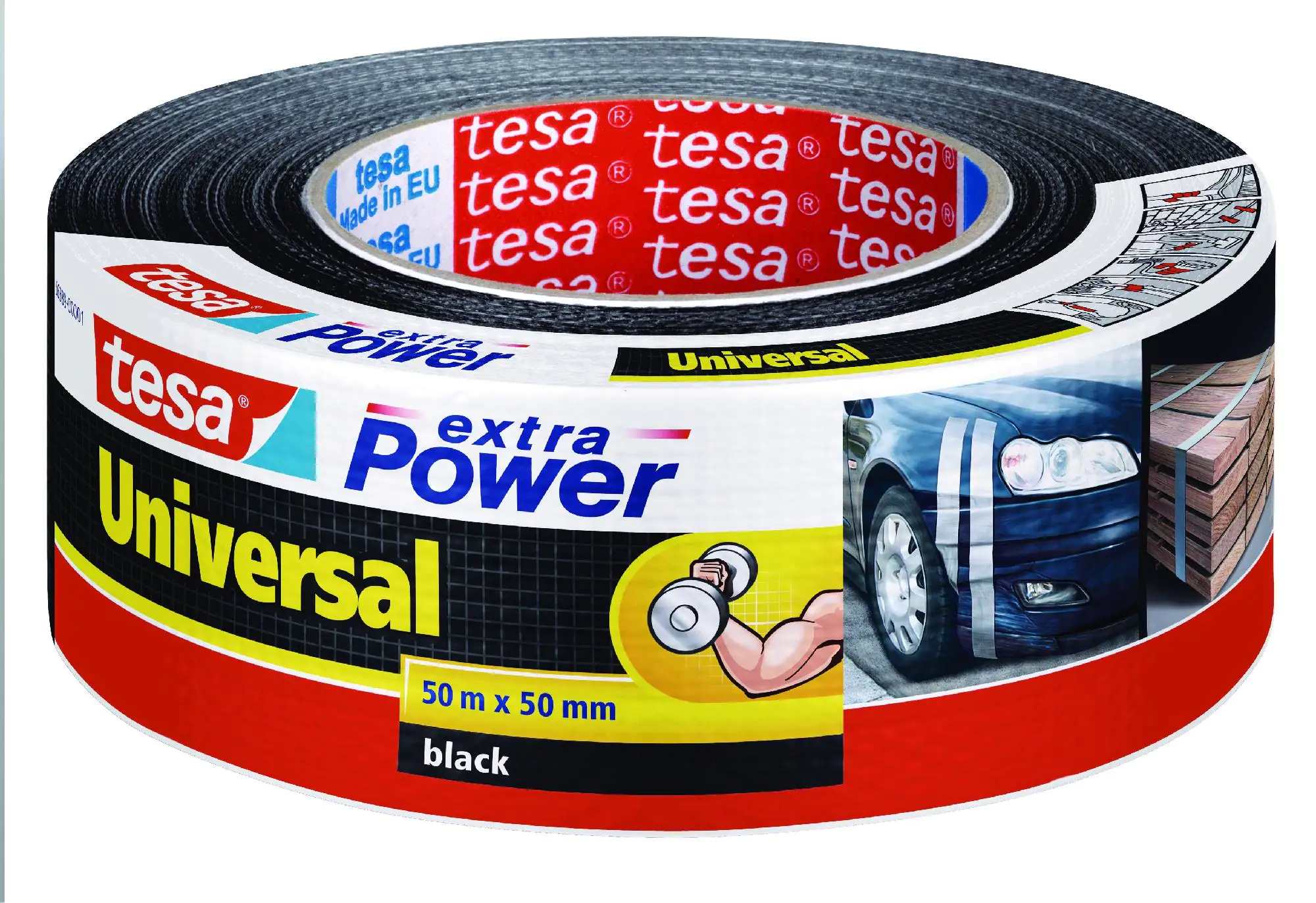 tesa Reparaturband extra Power Universal 50 m x 50 mm, schwarz tesa Reparaturband extra Power Universal 50 m x 50 mm, schwarz