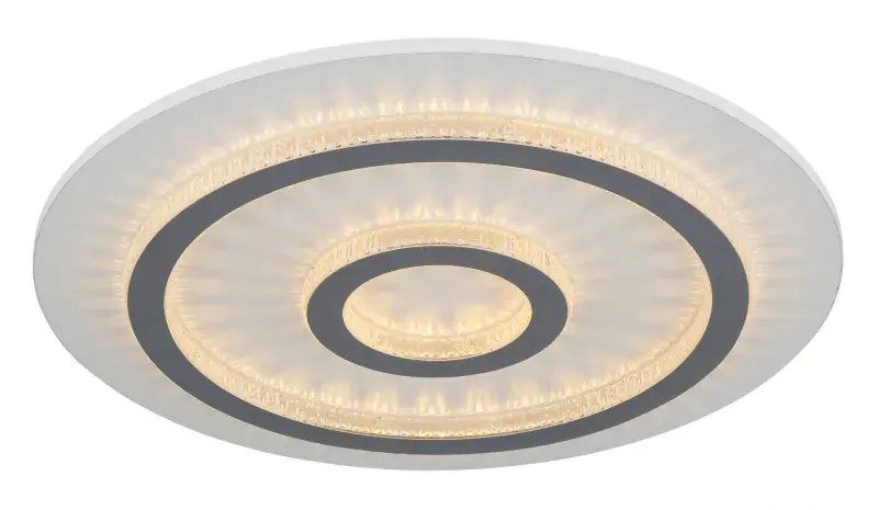 Globo Deckenleuchte Jayden 45 x 5,5 cm Ø x H weiß matt CCT