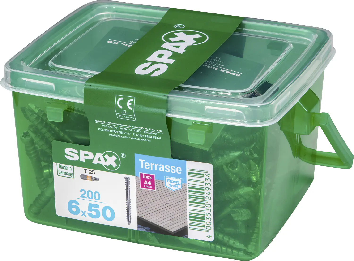 Spax Terrassenschrauben 6.0 x 50 mm TX 25 - 200 Stk.