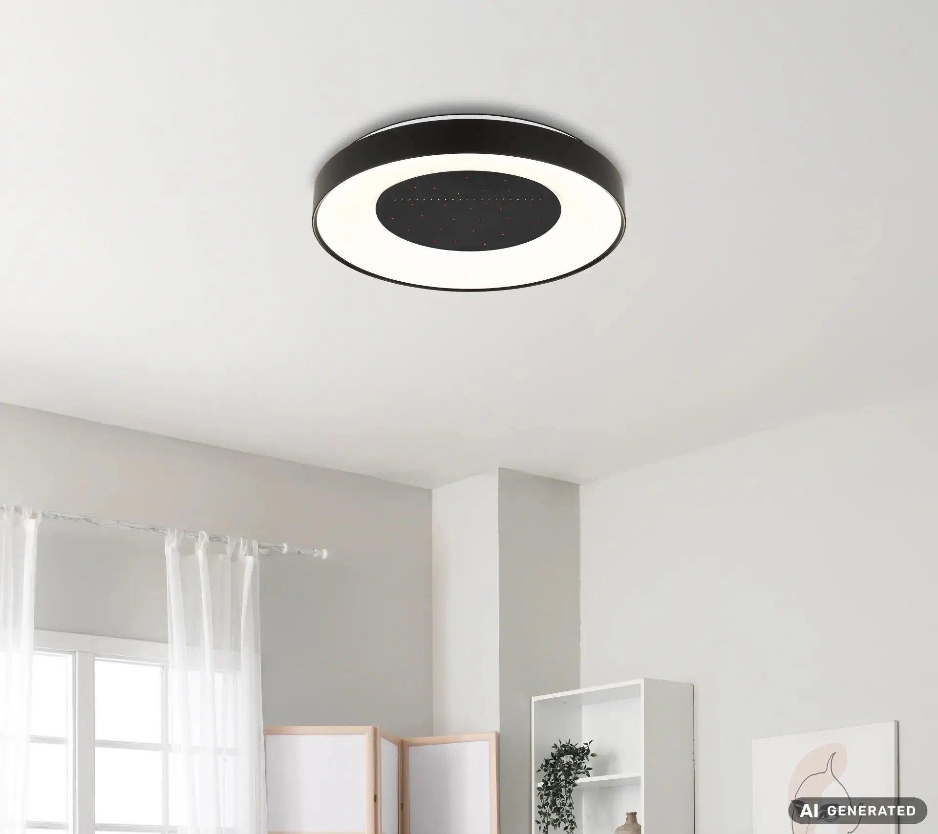 Globo LED-Deckenleuchte Jolliana 40 W 5290 lm CCT Ø 49,2 cm meteoreffekt