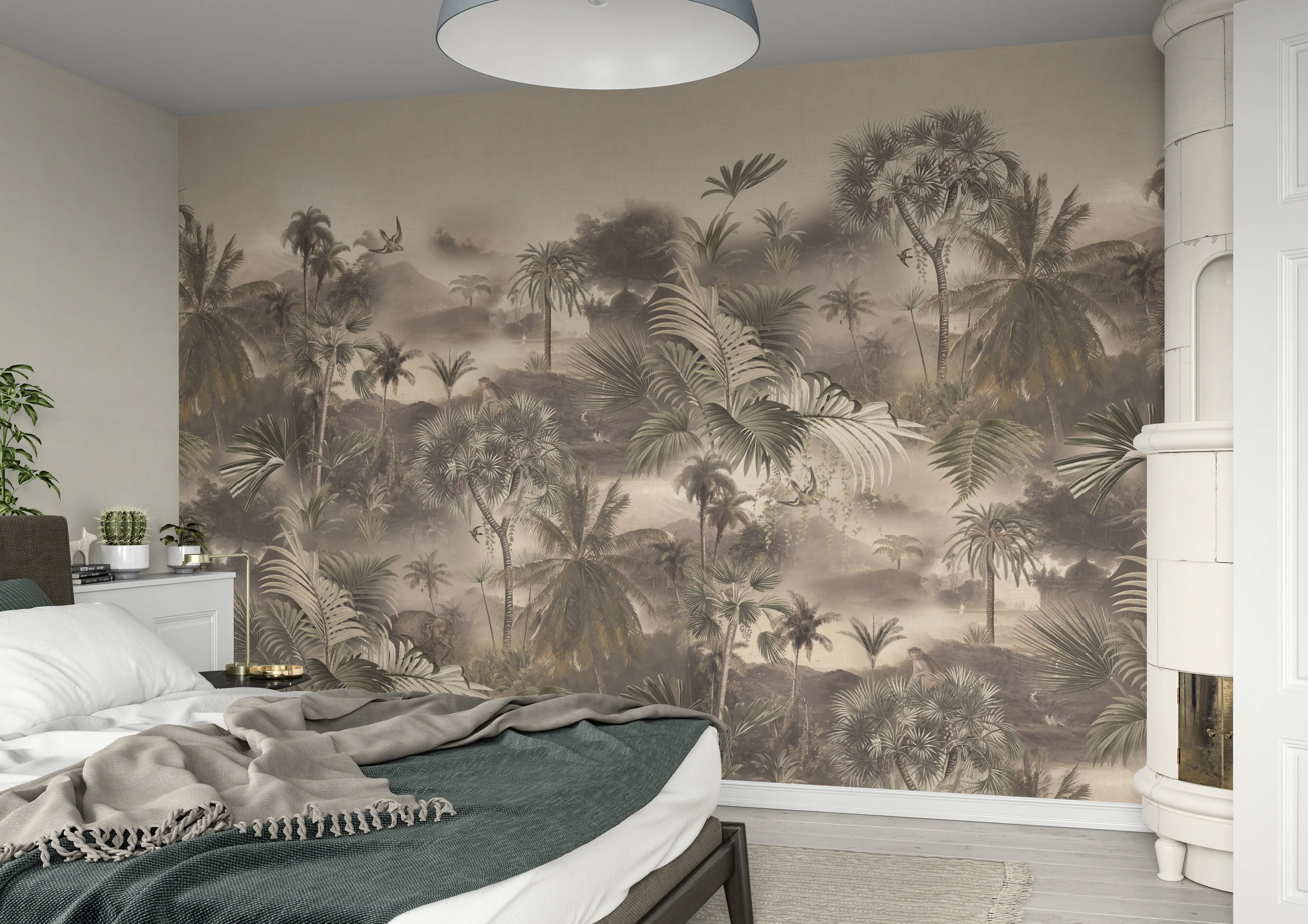 Rasch Vlies Fototapete 543629 Beige-Mittelbeige Muster & Motive 3 m x 3,71 m