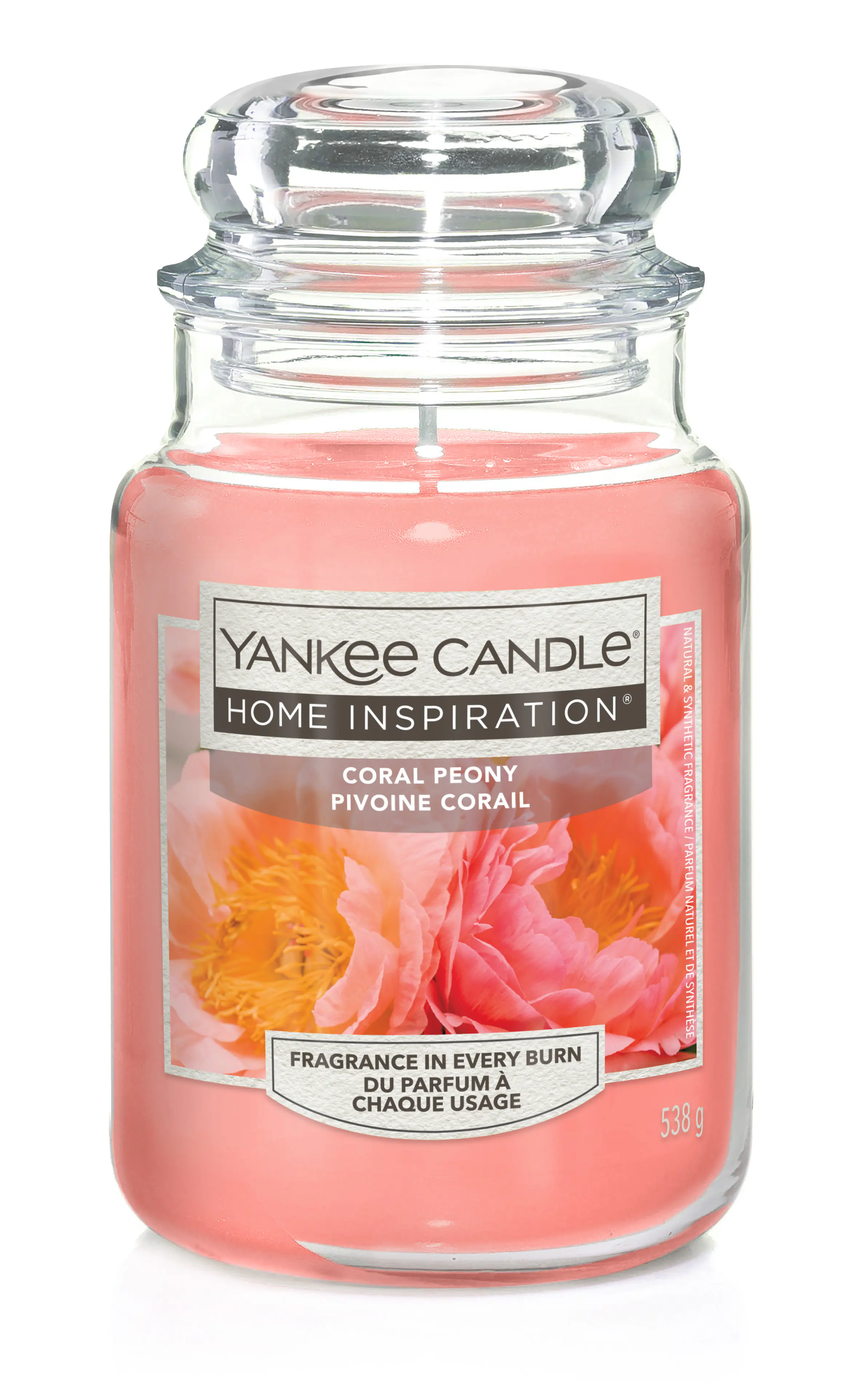 Yankee Candle Duftkerze Großes Glas Coral Peony 538 g rosa