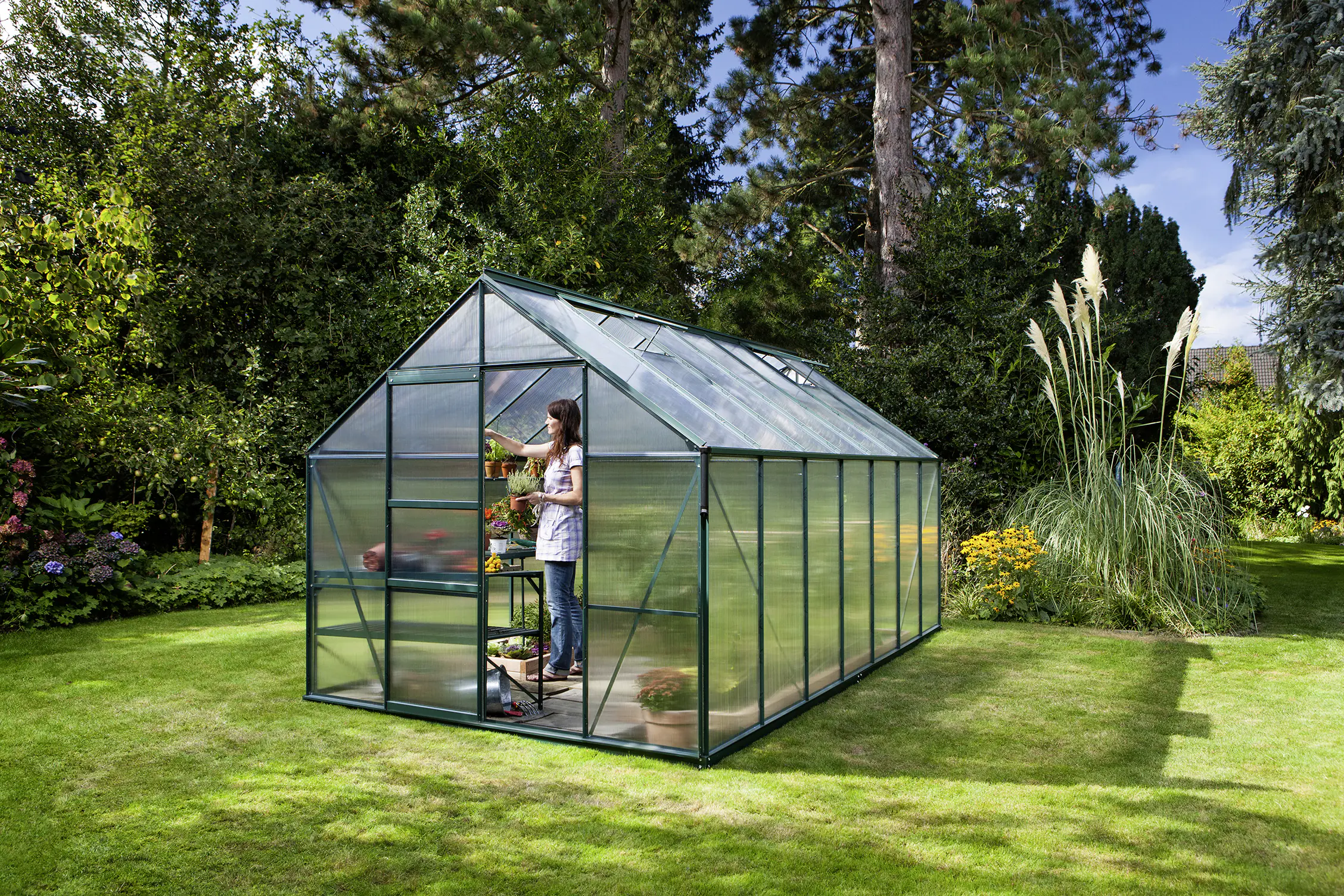 Vitavia Gewächshaus Merkur 11500 254 x 441 cm 6 mm Hohlkammerplatten