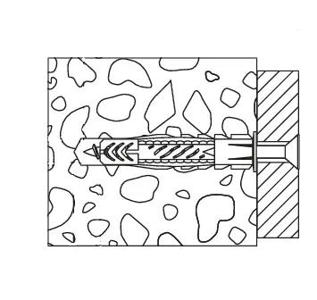 Fischer Universaldübel UX 10.0 x 60 mm - 25 Stück
