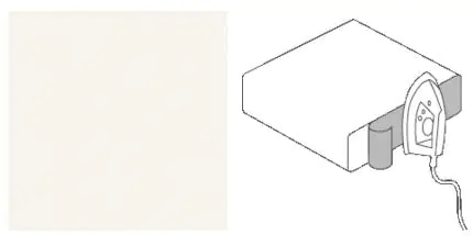 Getalit Umleimer Uni weiß 65 cm, 44 x 0,3 mm, Flex Kante mit Schmelzkleber