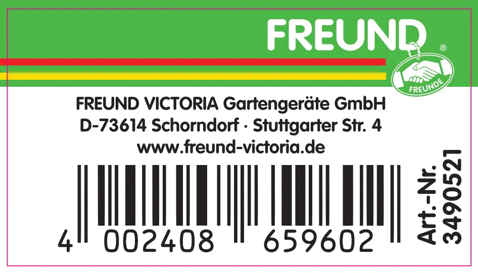 Freund Victoria Reichsformsense 60 cm, geschmiedet