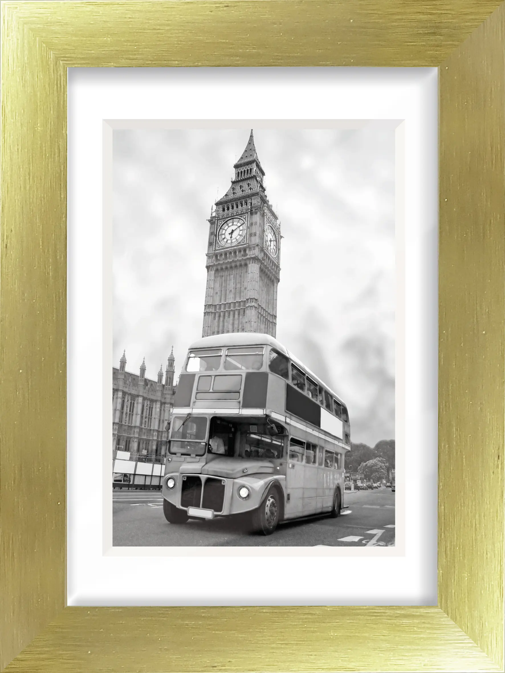 Alu Bilderrahmen Premium gold brushed 13 x 18 cm 