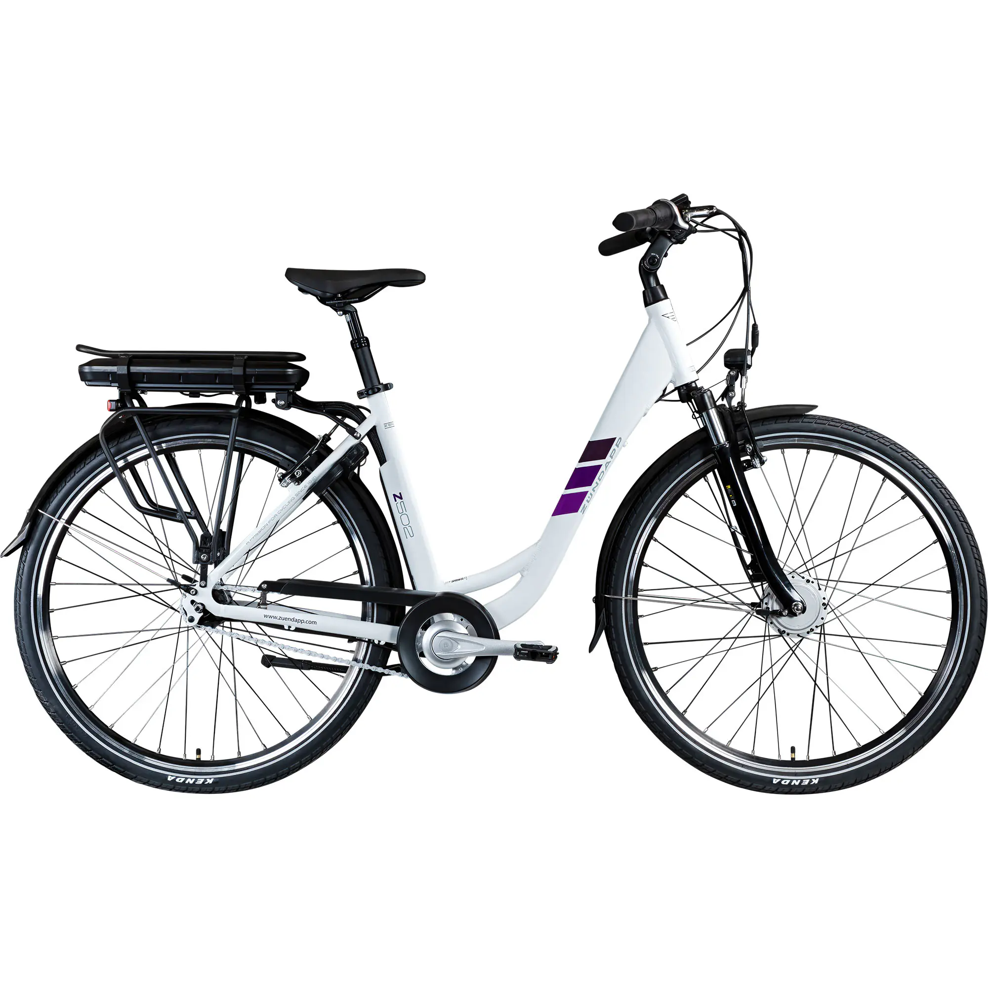 Zündapp E-Bike Z502 City 28 Zoll 7-Gang 522 Wh weiß lila  Zündapp E-Bike Z502 City 28 Zoll 7-Gang 522 Wh weiß lila