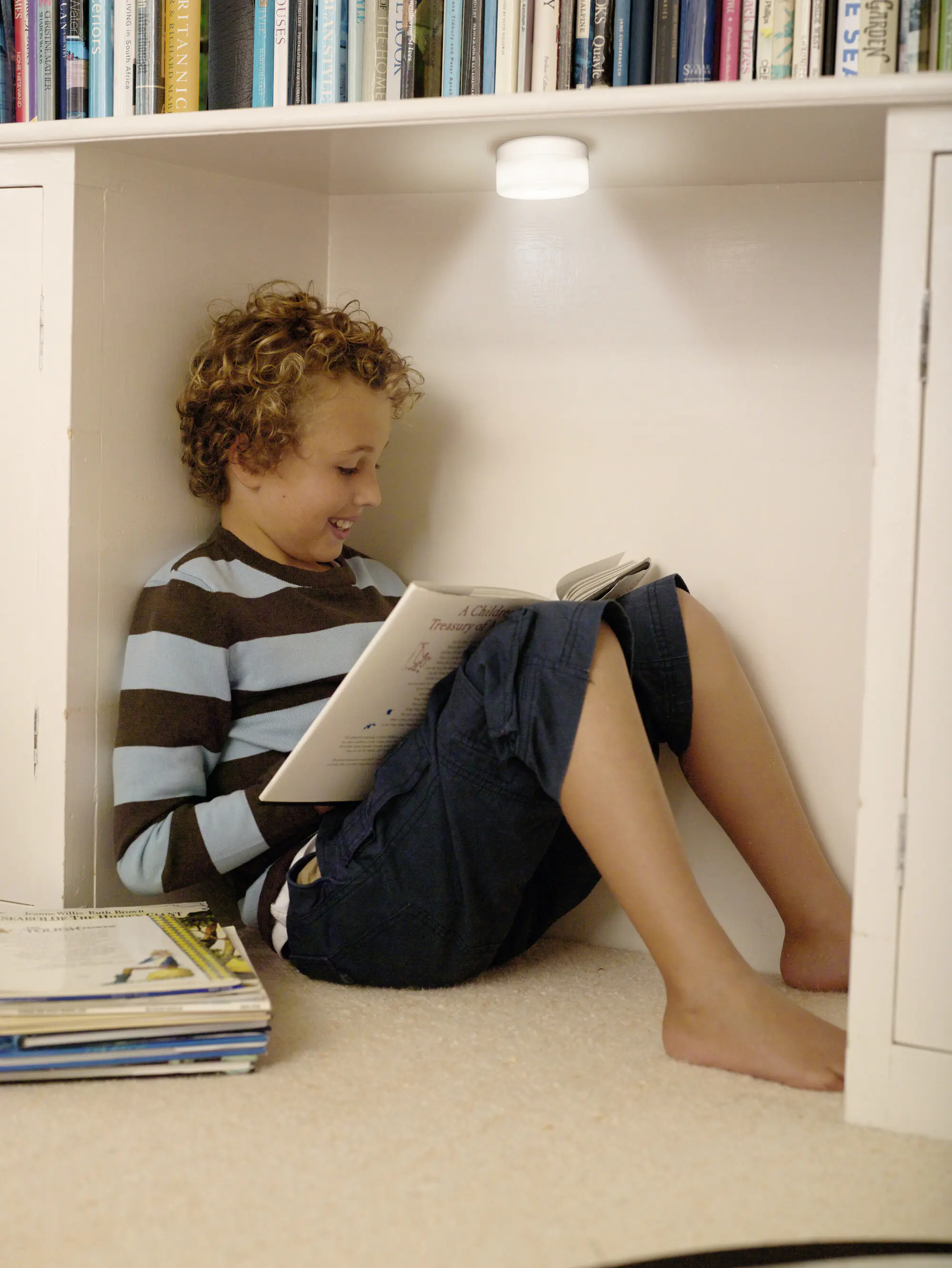 Osram LED Schrankleuchte Dot-it Touch High mit Dämmerungssensor 6,5 cm kaltweiß weiß