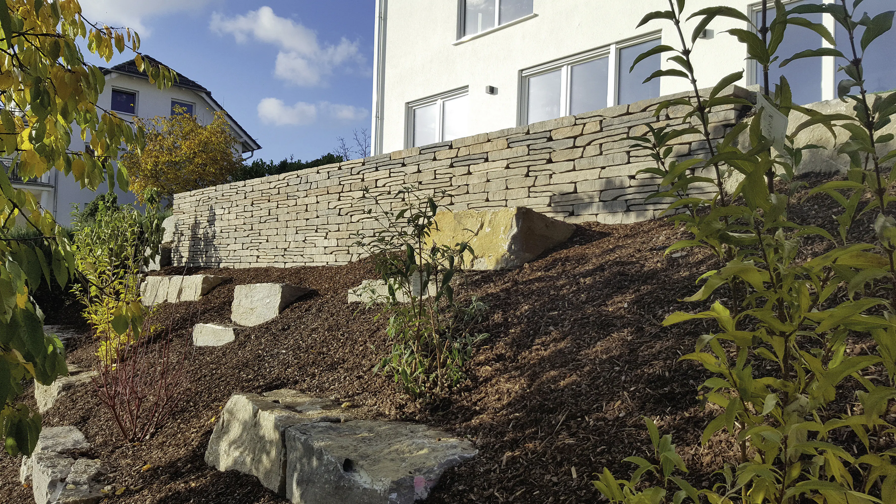 EHL Mauerstein Bergische Mauer 40  x 18 x 8 cm grau-wacke