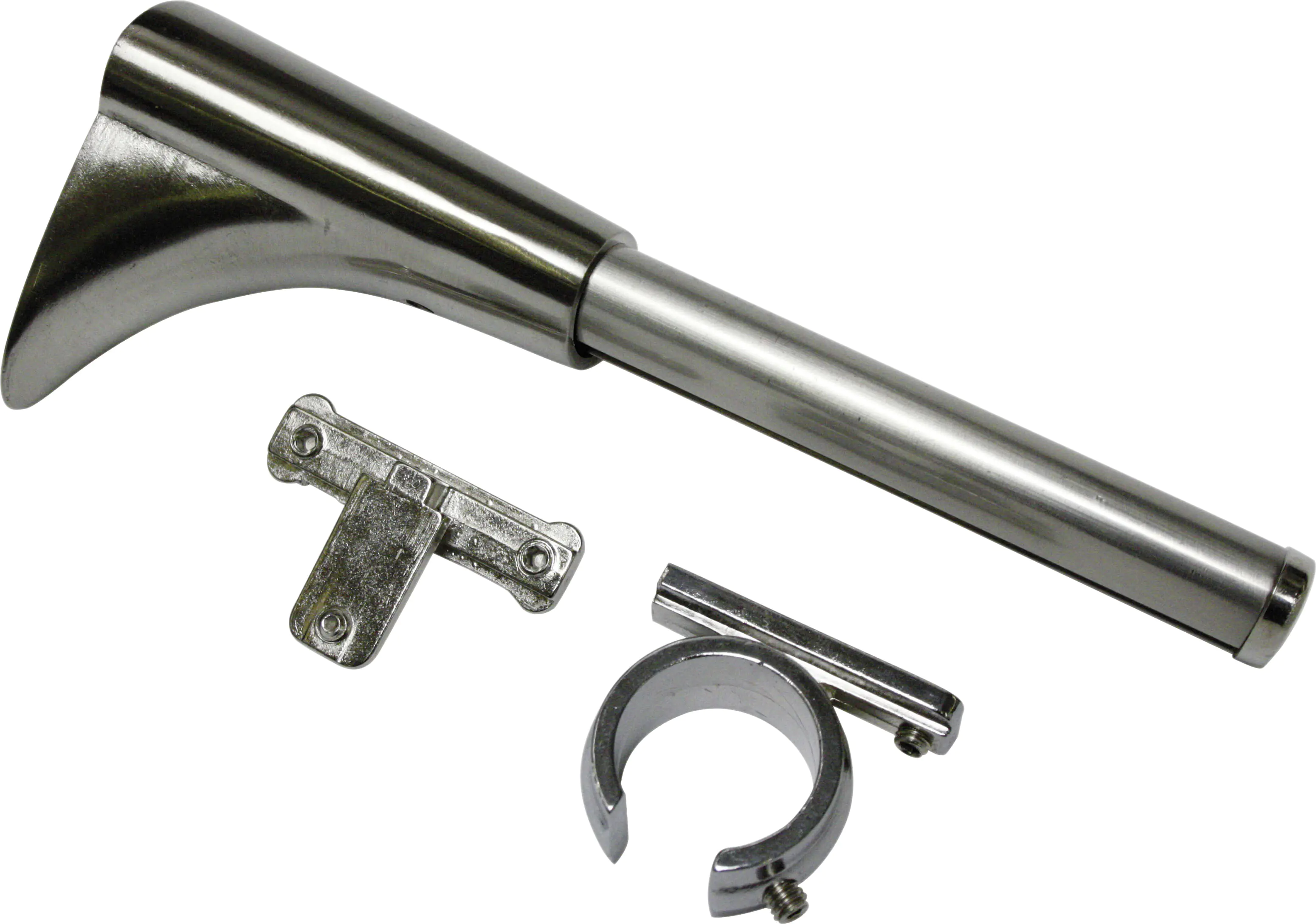 Gardinia Träger Universal Chicago edelstahl-optik, Ø 20 mm, 15 cm