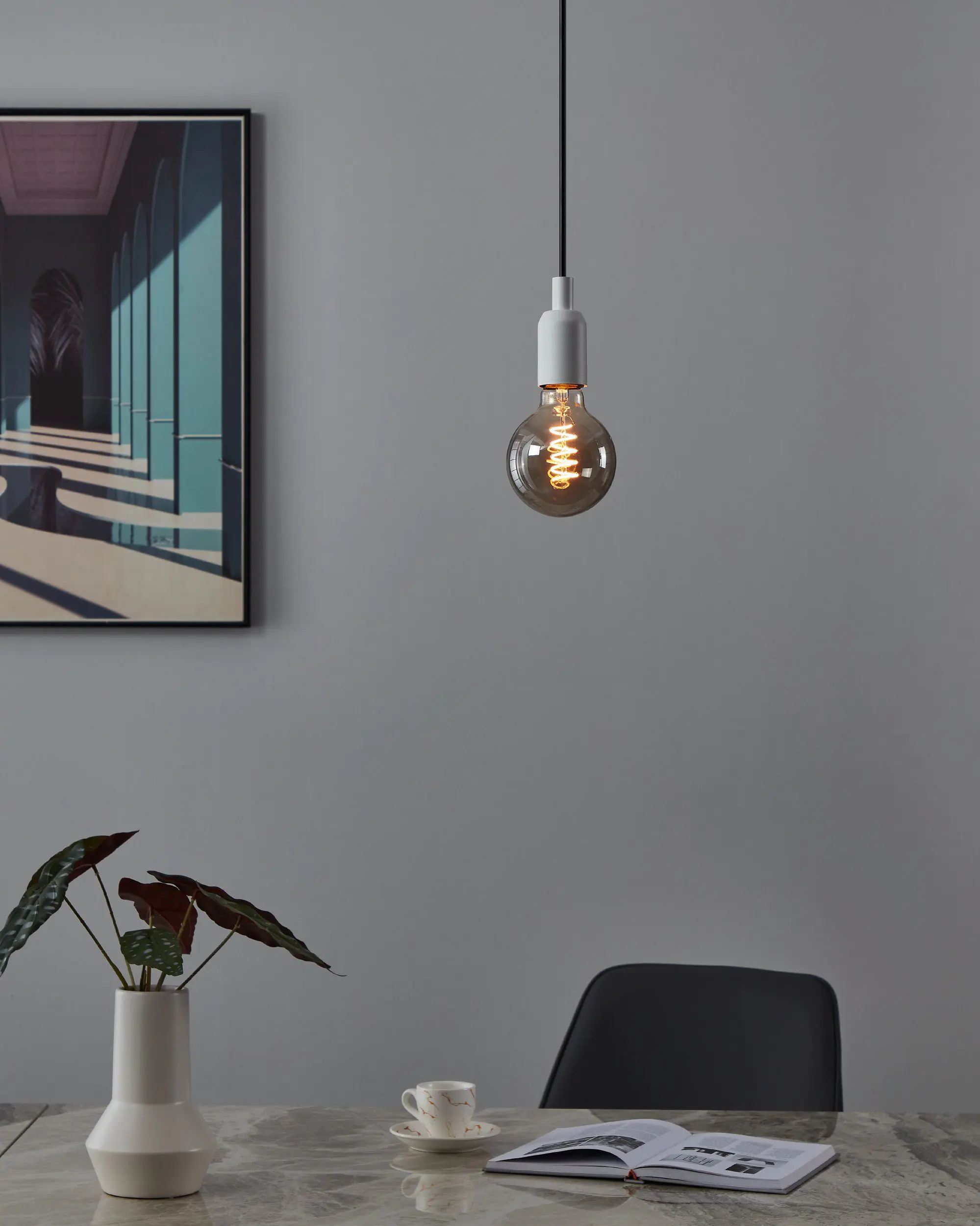 Eglo LED Globe G95 E27 4W rauch