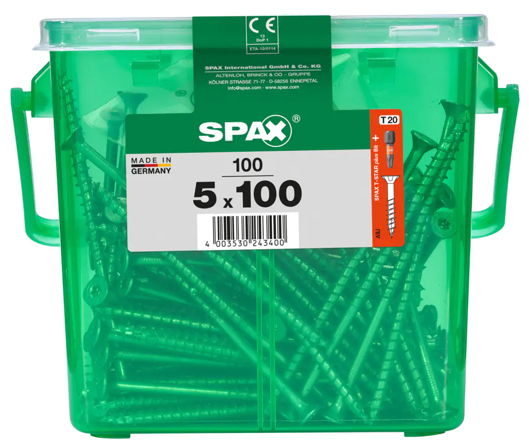 Spax Universalschrauben 5.0 x 100 mm TX 20 - 100 Stk.