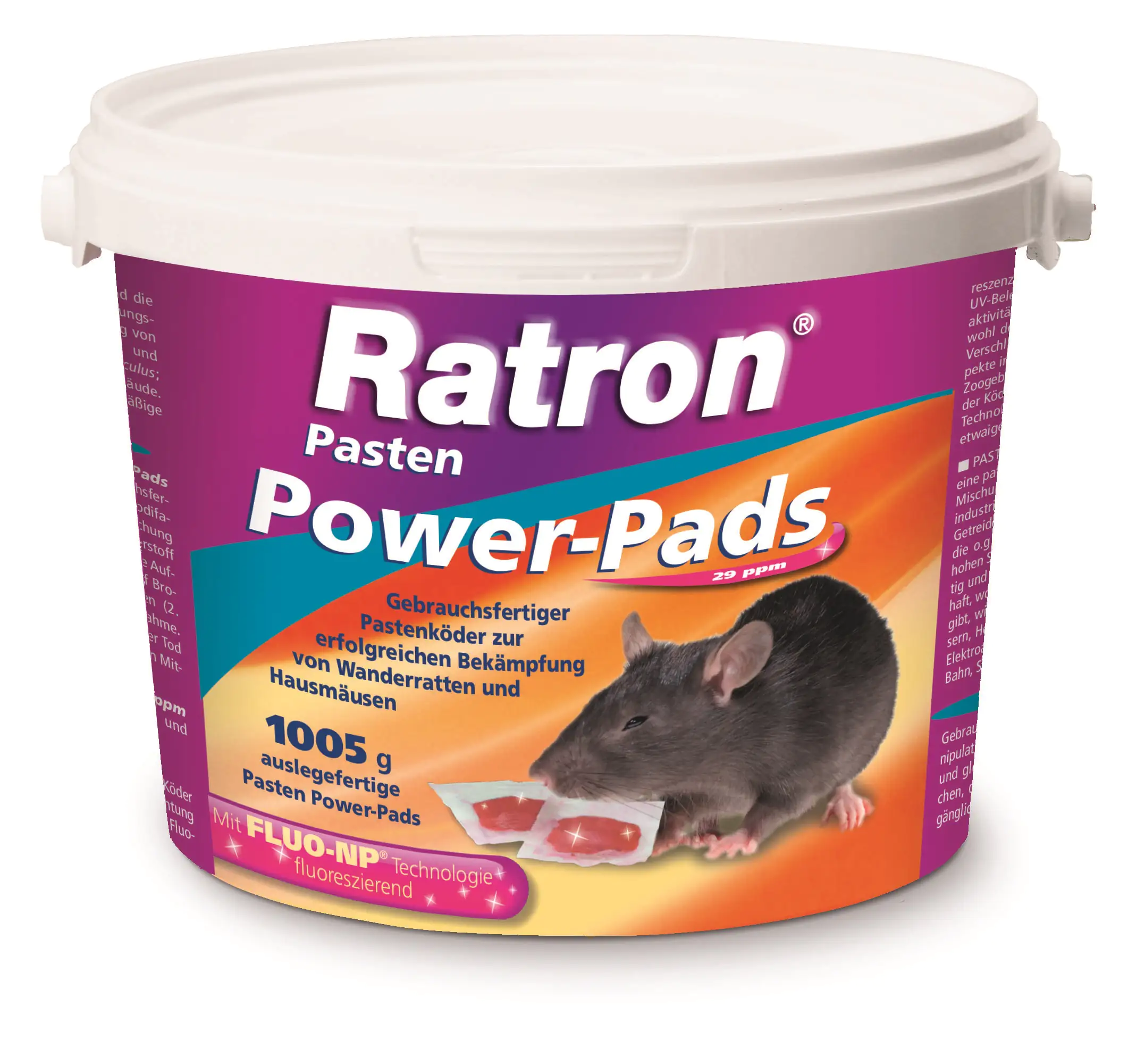 Ratron Rattenköder Pasten Power-Pads 29 ppm, 1005 g Ratron Rattenköder Pasten Power-Pads 29 ppm, 1005 g