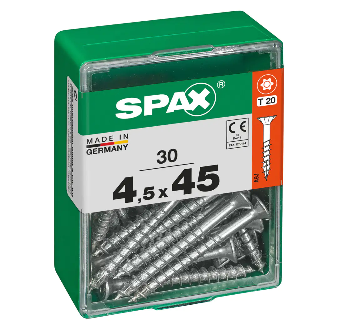 Spax Universalschrauben 4.5 x 45 mm TX 20 - 30 Stk.