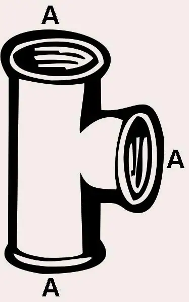 Cornat Temperguss-T-Stück 1/2" verzinkt