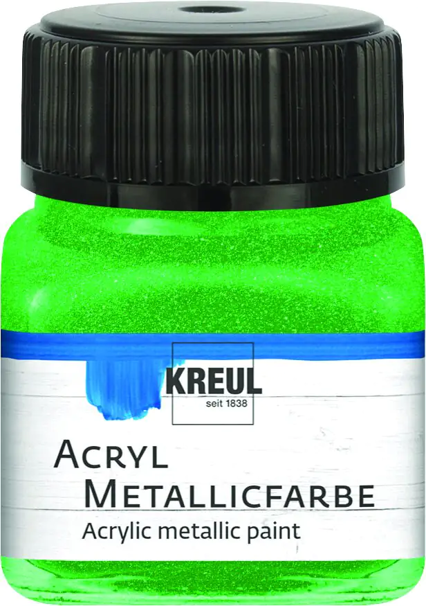 Kreul Acryl Metallicfarbe grün 20 ml