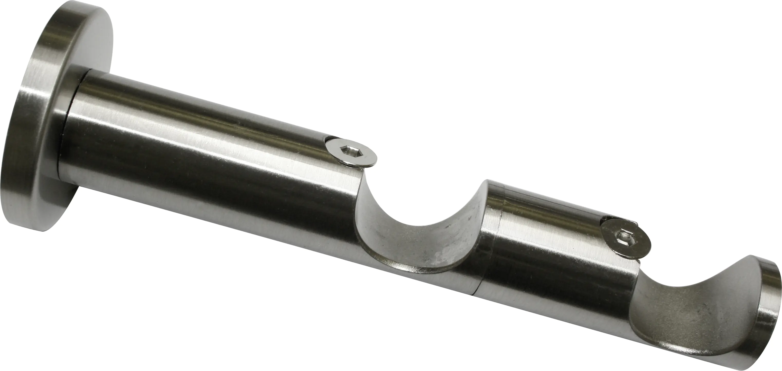 Gardinia Kombiträger für Wand Windsor für Ø 25 mm Edelstahl