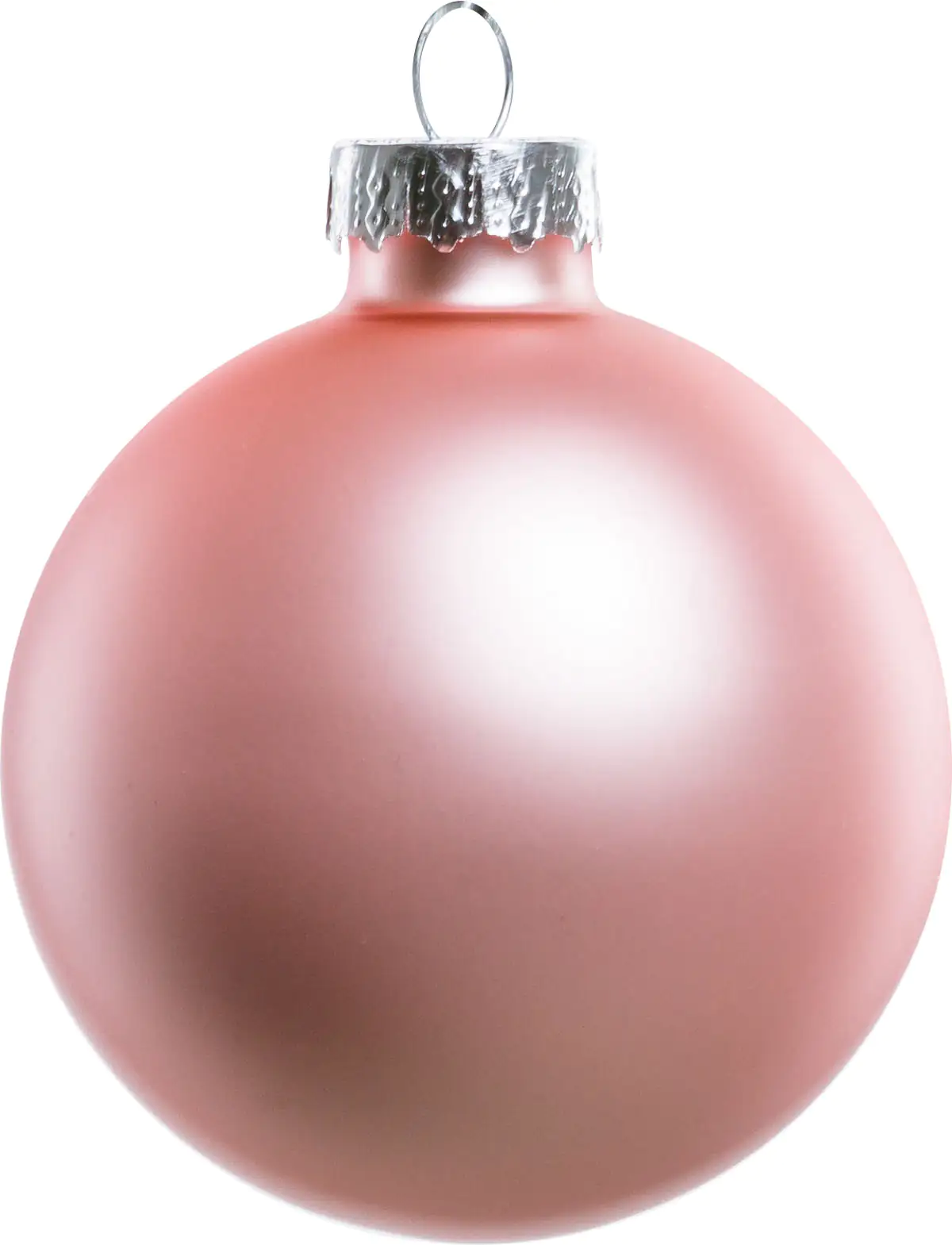 2076601546061_03 TrendLine Weihnachtskugeln aus Glas Ø 6 cm puderrosa 20 Stück