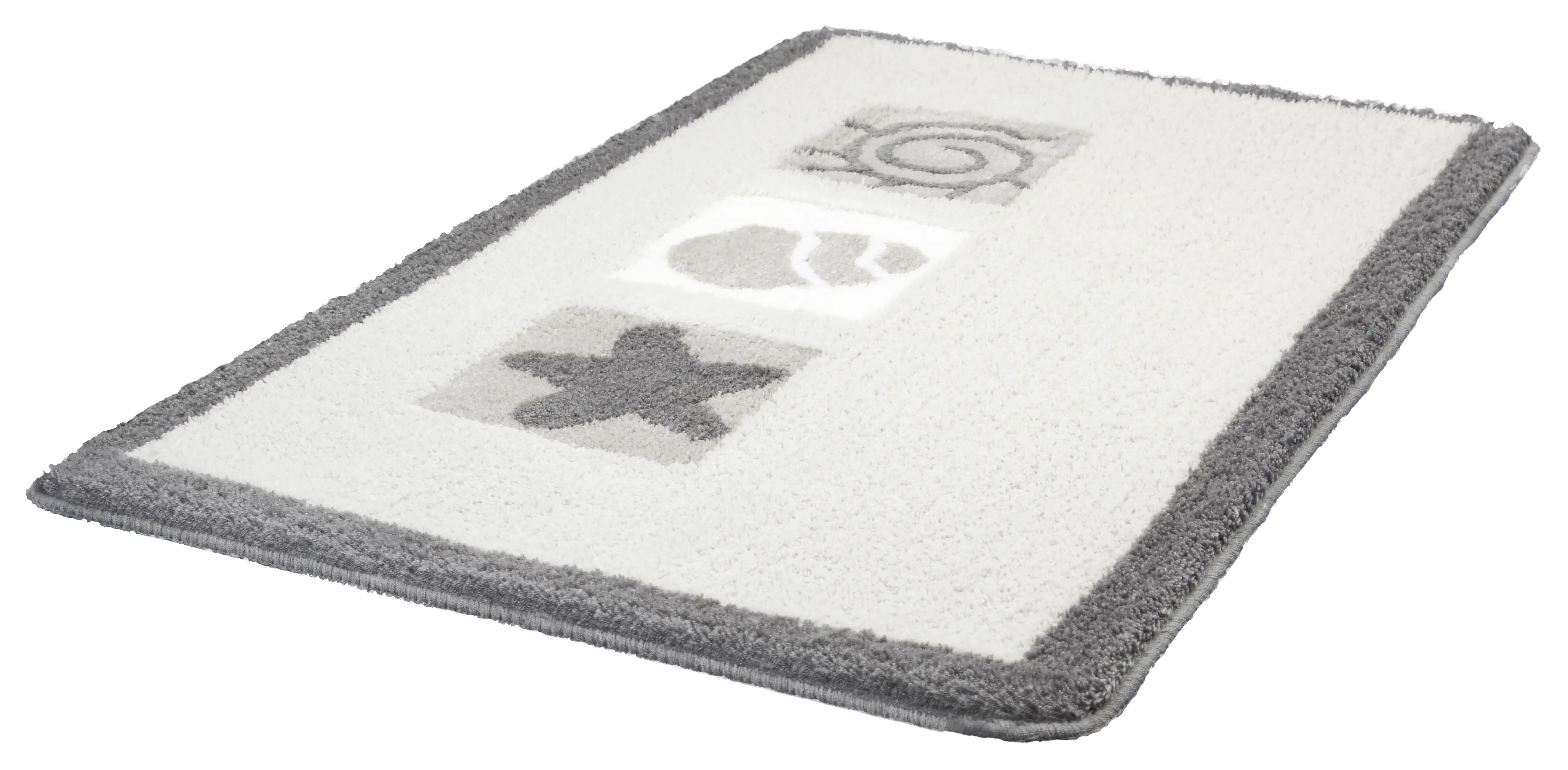 4004478163485_1 Kleine Wolke Badteppich Beach auster, 70 x 120 cm