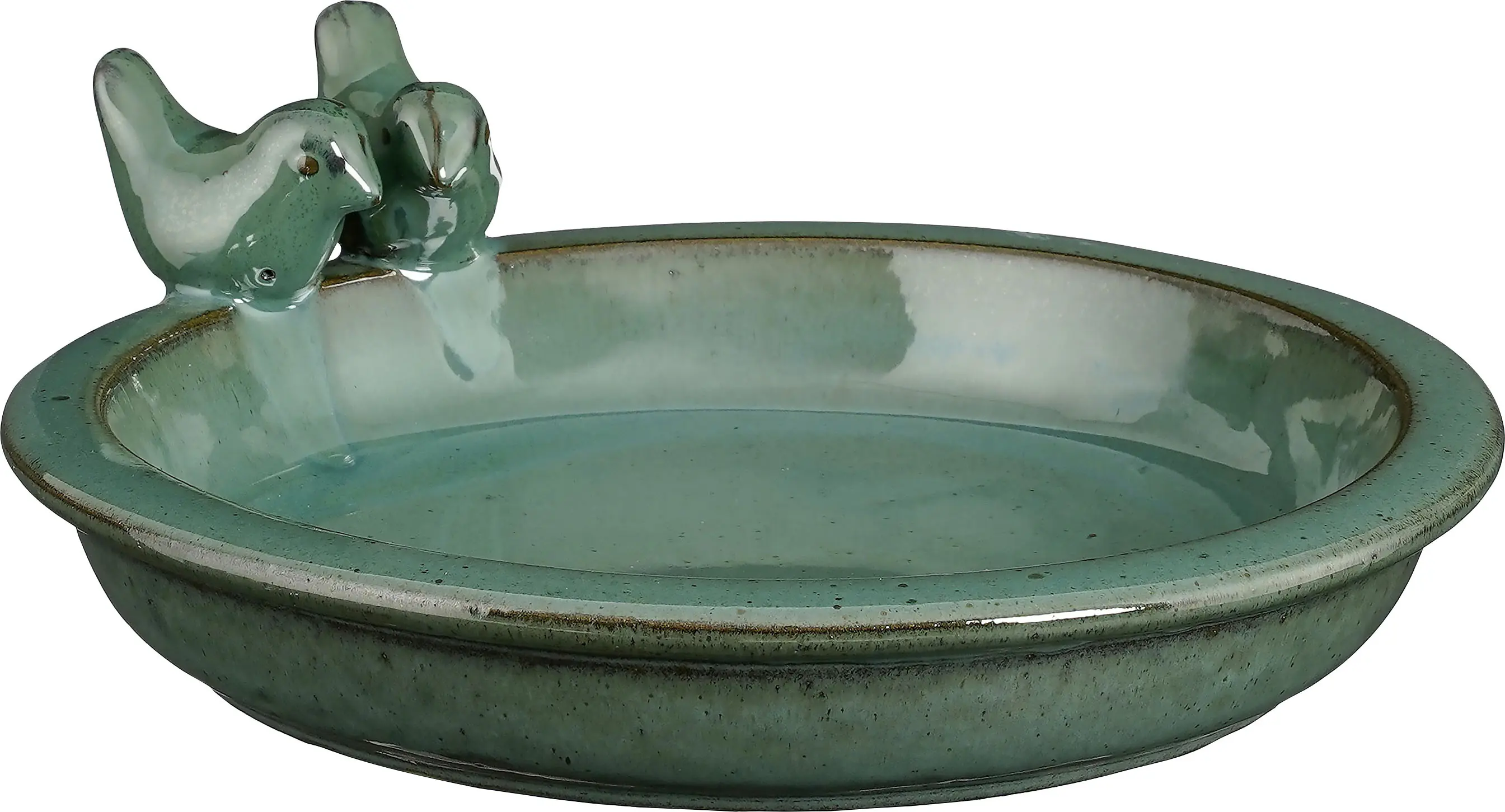 Mica Decorations Vogelfutterspender Keramik türkis Ø 5 x 30 cm