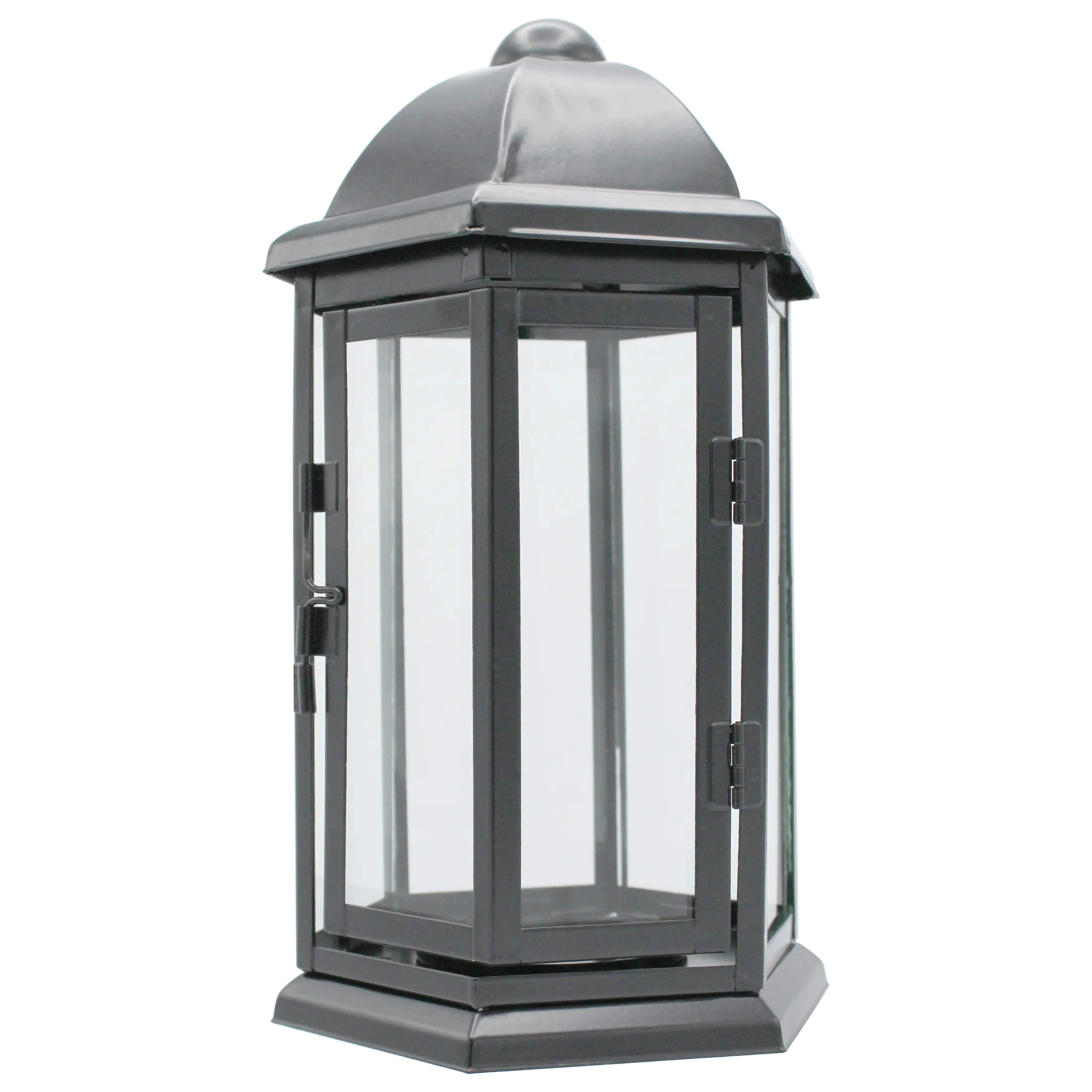 Grablaterne aus Stahlblech 23,5 cm schwarz mit Erdspieß